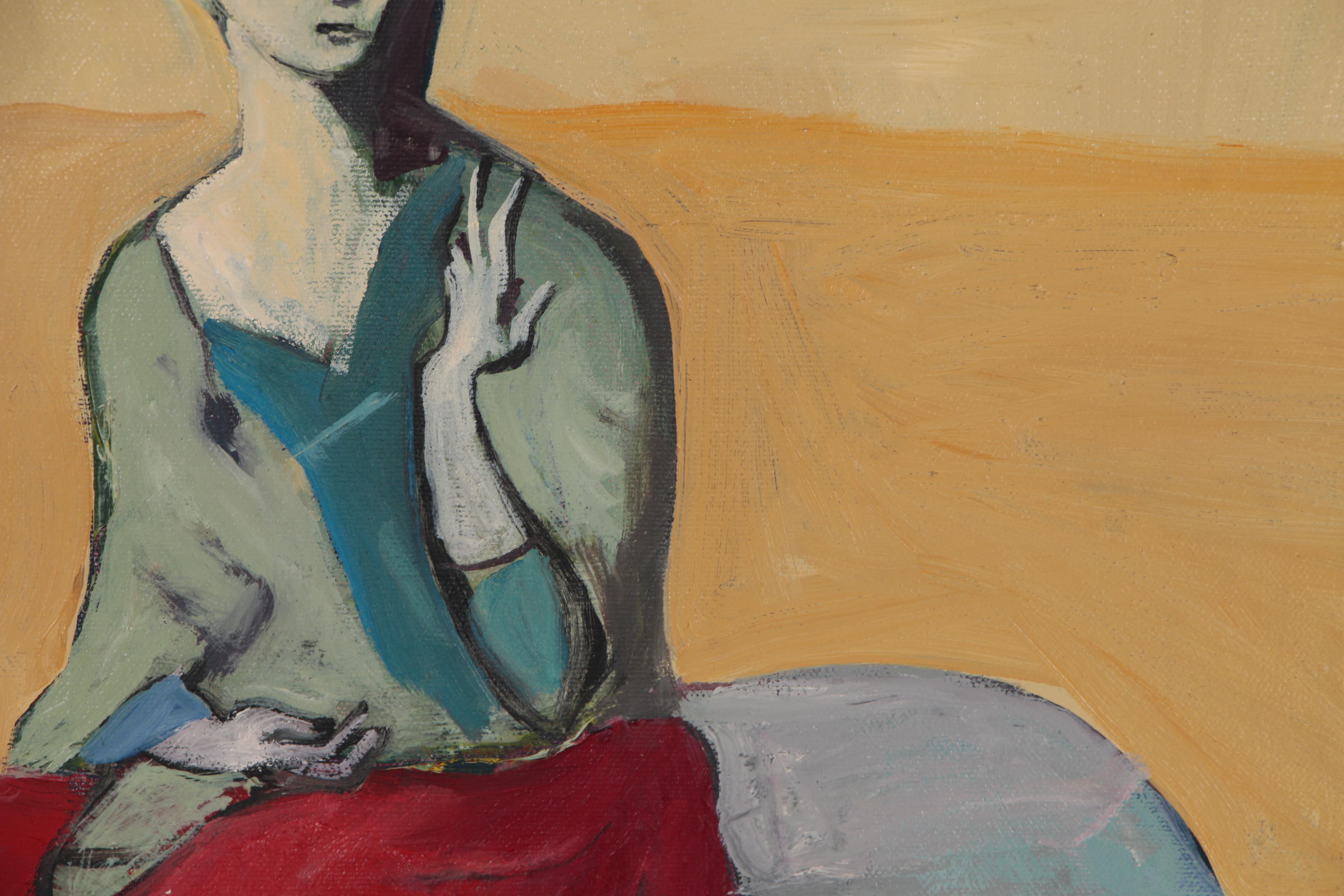 David Armacost Figural Oil Painting, 2002