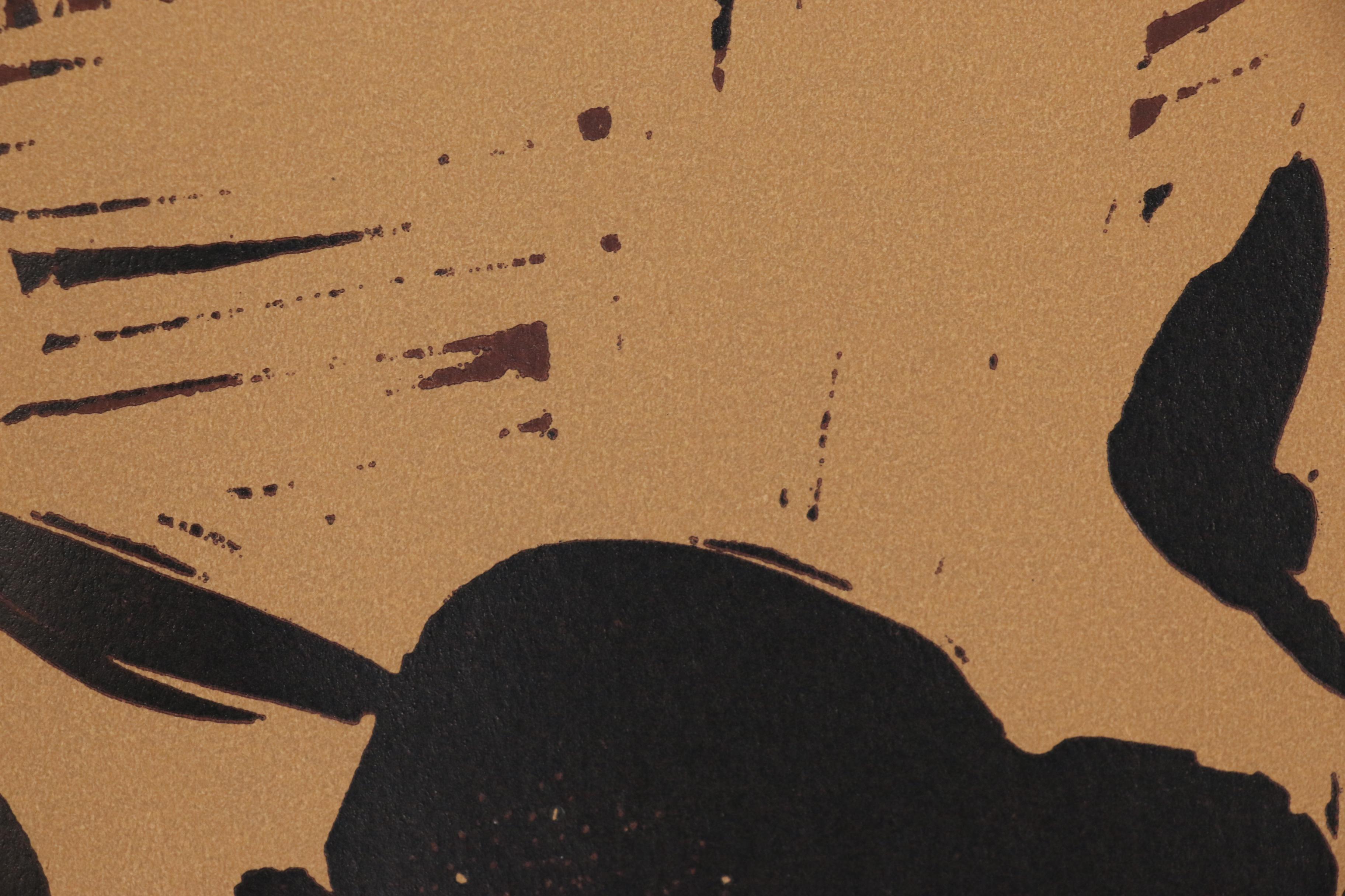 Pablo Picasso Linoleum Cut "The Goading of the Bull", 1962