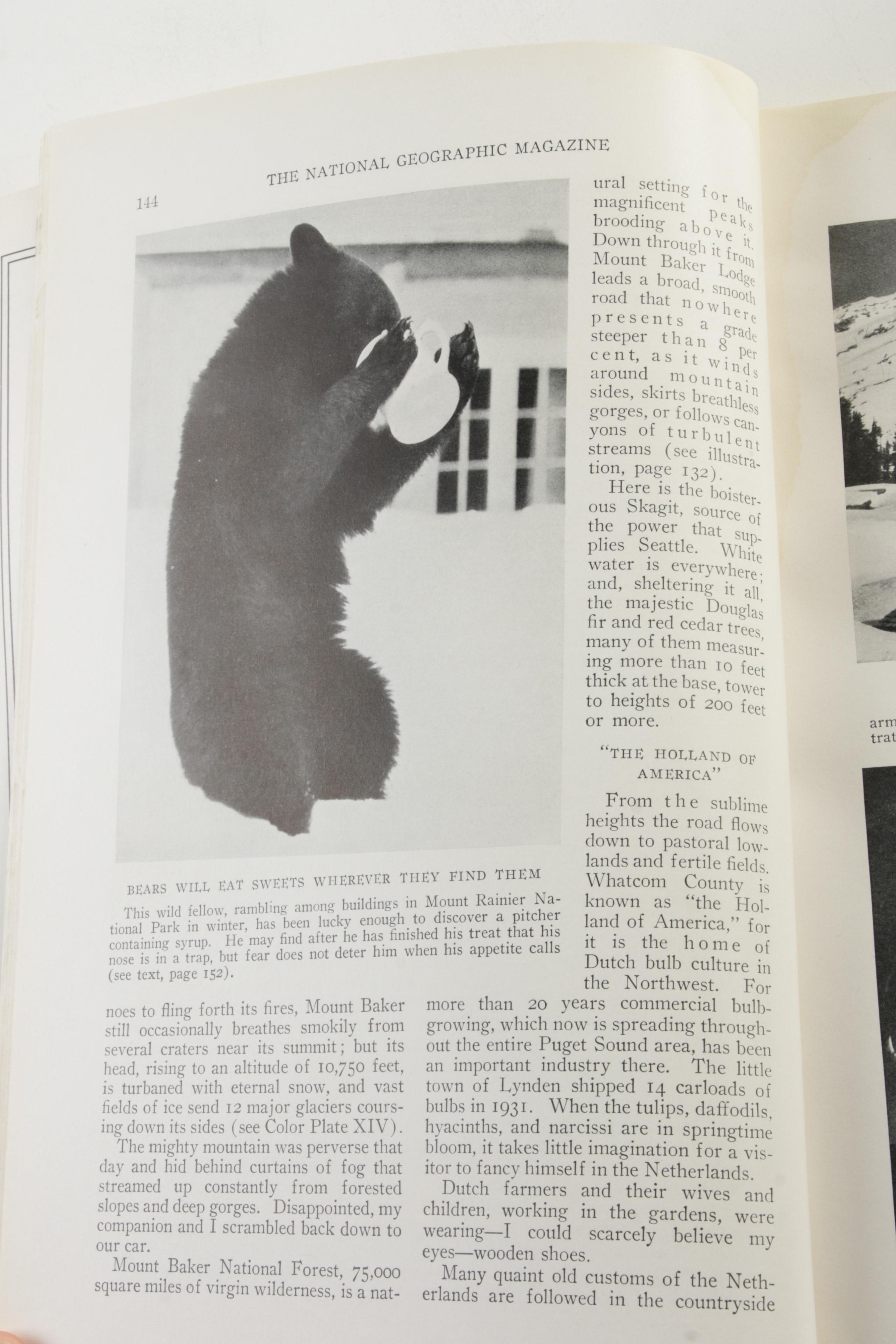 Fourteen Vintage National Geographic Magazines From the 1930s and 1940s