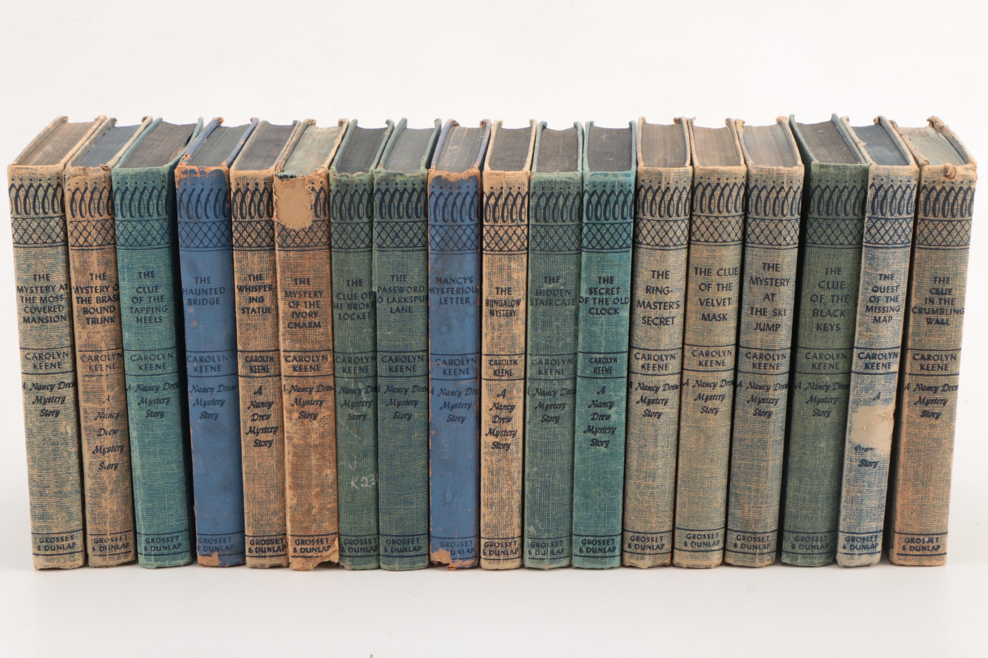 "Nancy Drew" Mystery Book Series by Carolyn Keene, Mid-20th Century