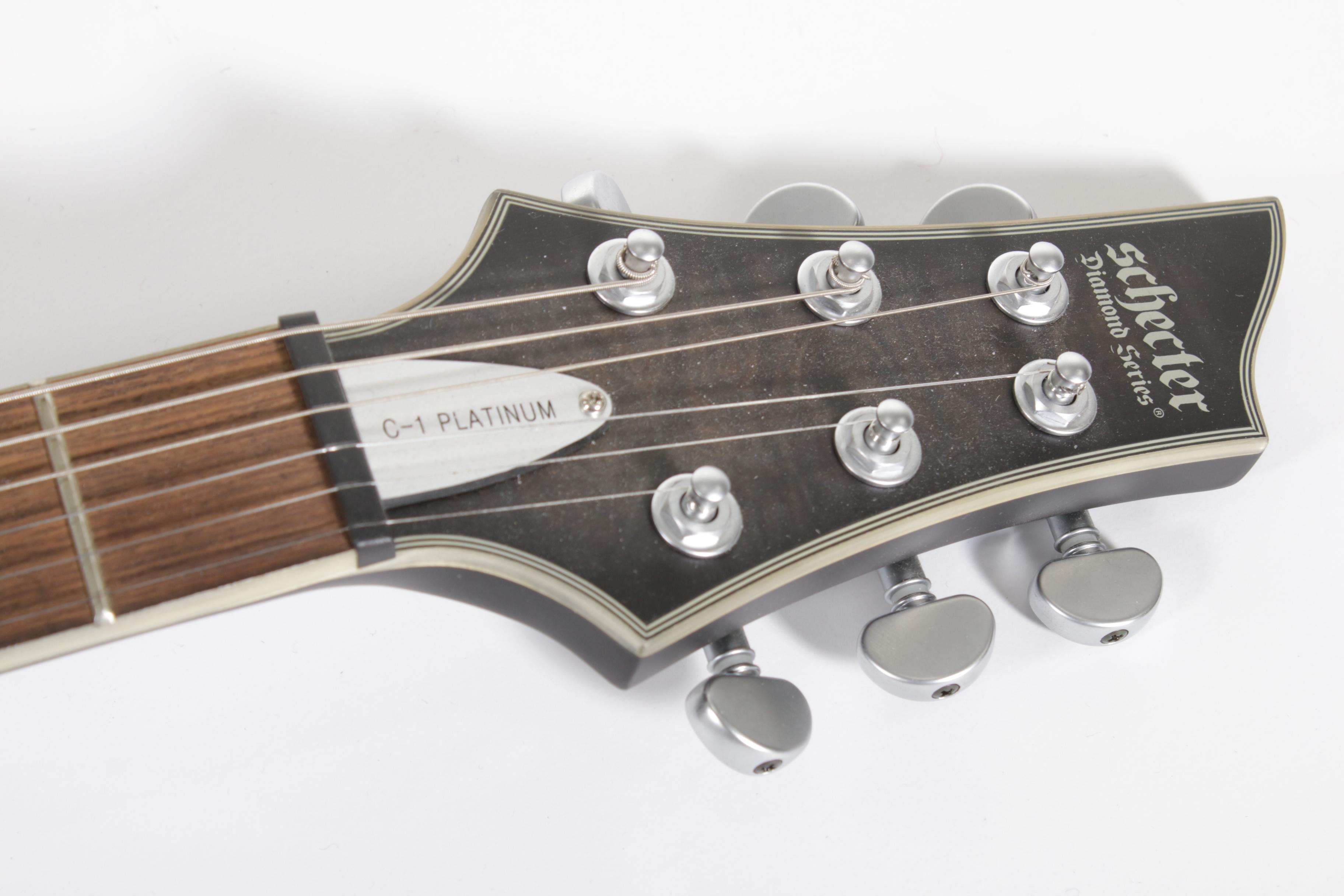 Schecter Diamond Series C-1 Platinum Electric Guitar with Stand