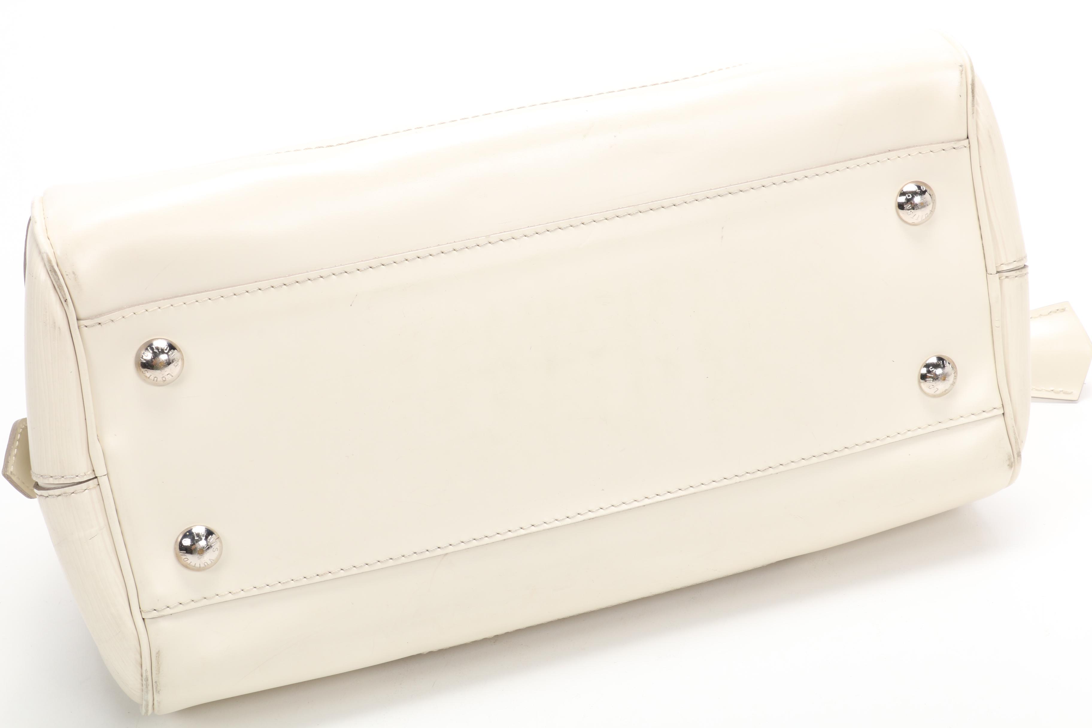 Louis Vuitton Epi Leather Bowling Montaigne PM Ivoire Bag