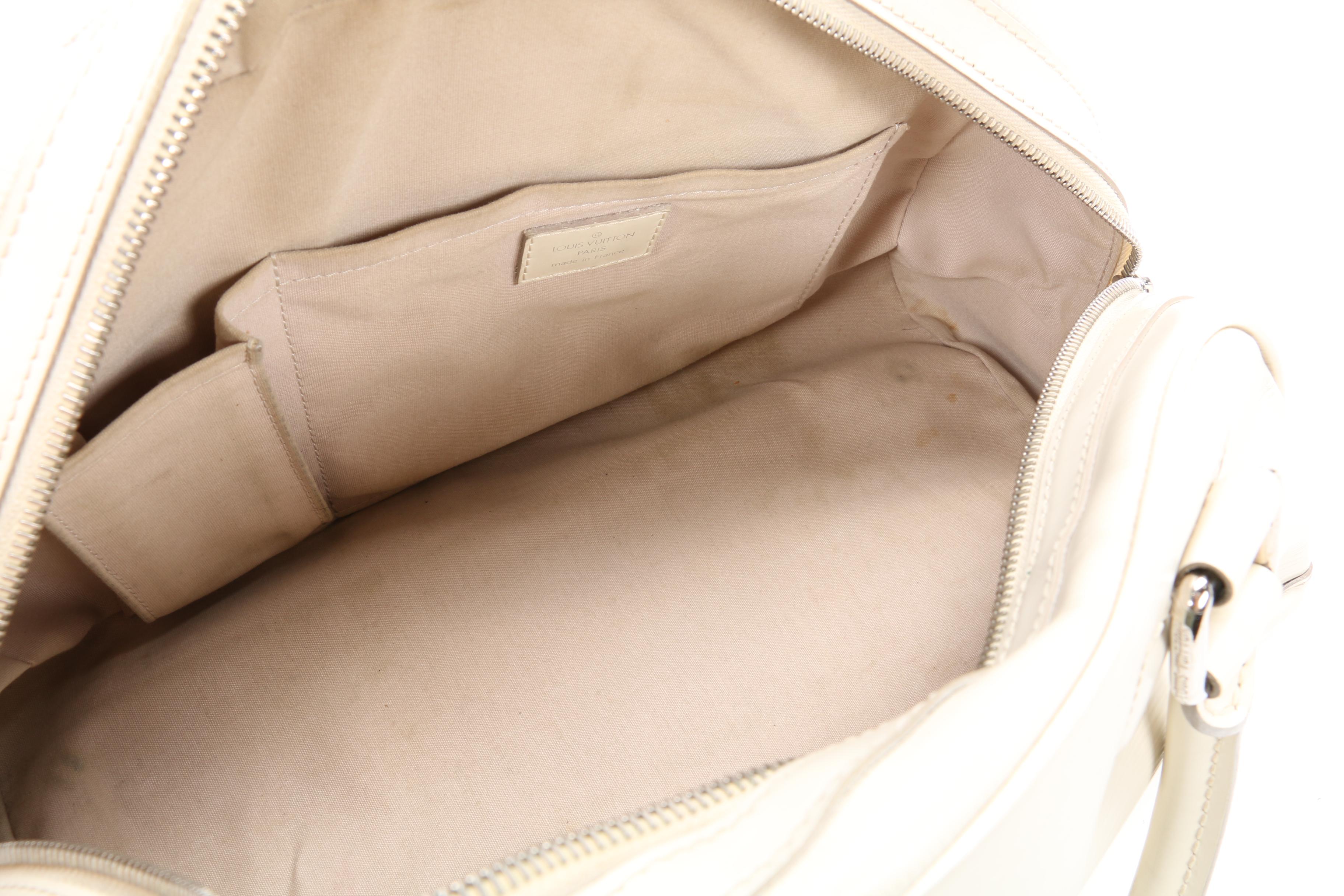 Louis Vuitton Epi Leather Bowling Montaigne PM Ivoire Bag