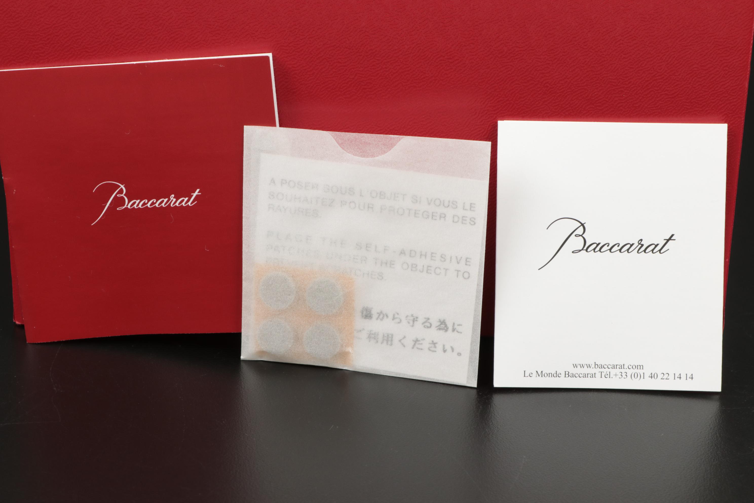 Baccarat Golden "Zodiac Boar" Crystal Figurine with Original Box, 2019