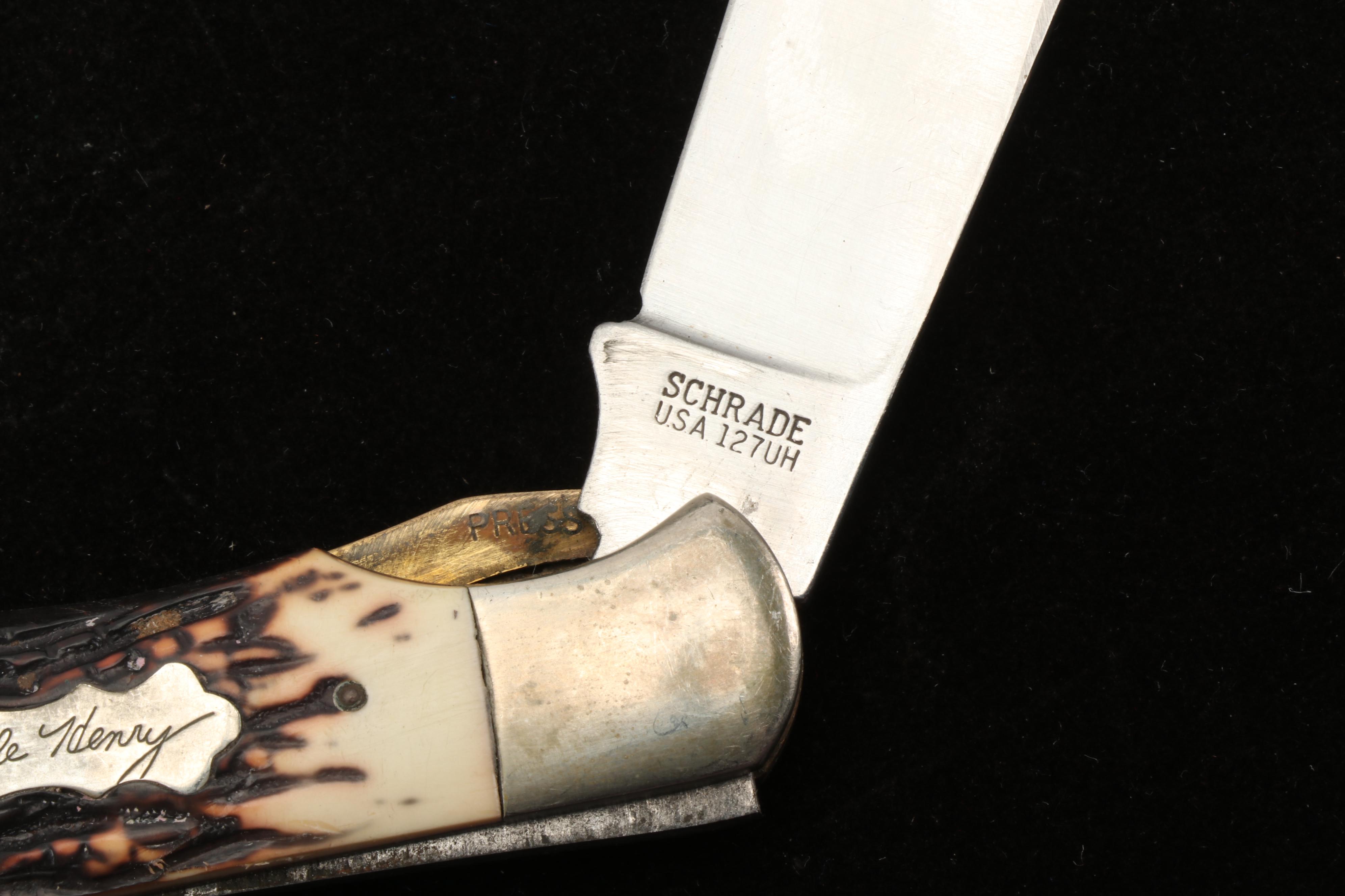 Schrade Pocket Knives Including Old Timer, Uncle Henry, Scrimshaw, and More