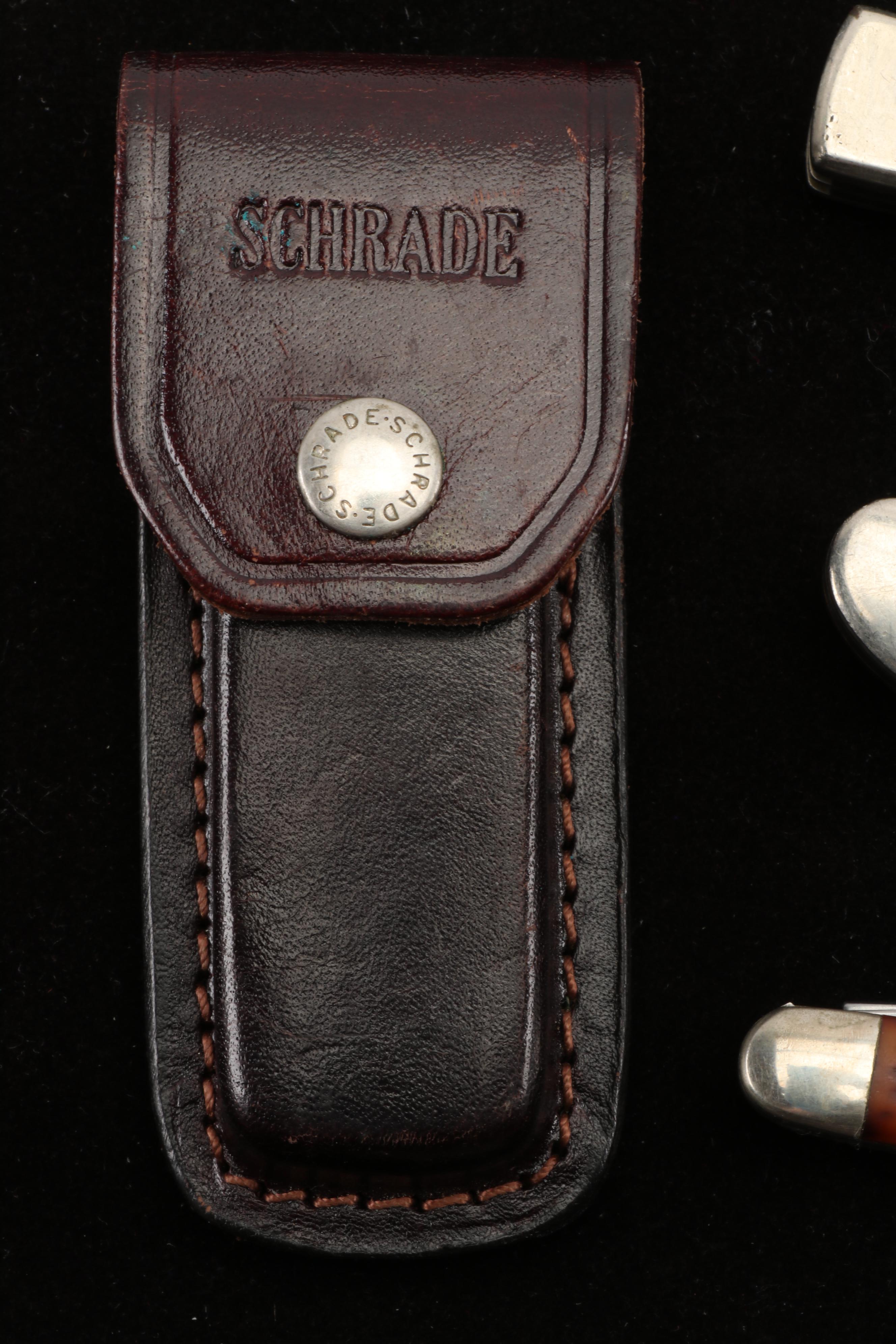Schrade Pocket Knives Including Old Timer, Uncle Henry, Scrimshaw, and More
