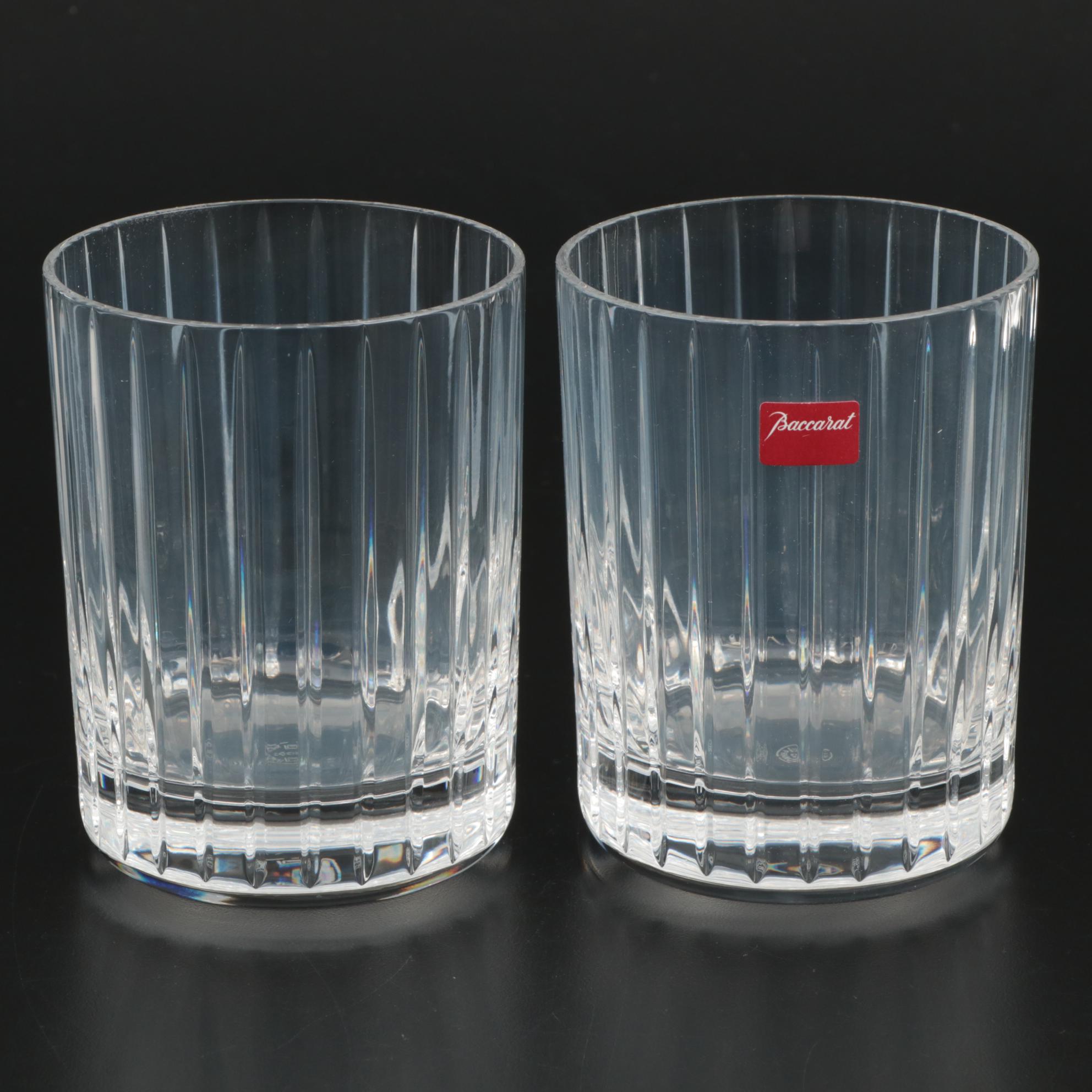Baccarat "Harmonie" Crystal Double Old Fashioned Glasses