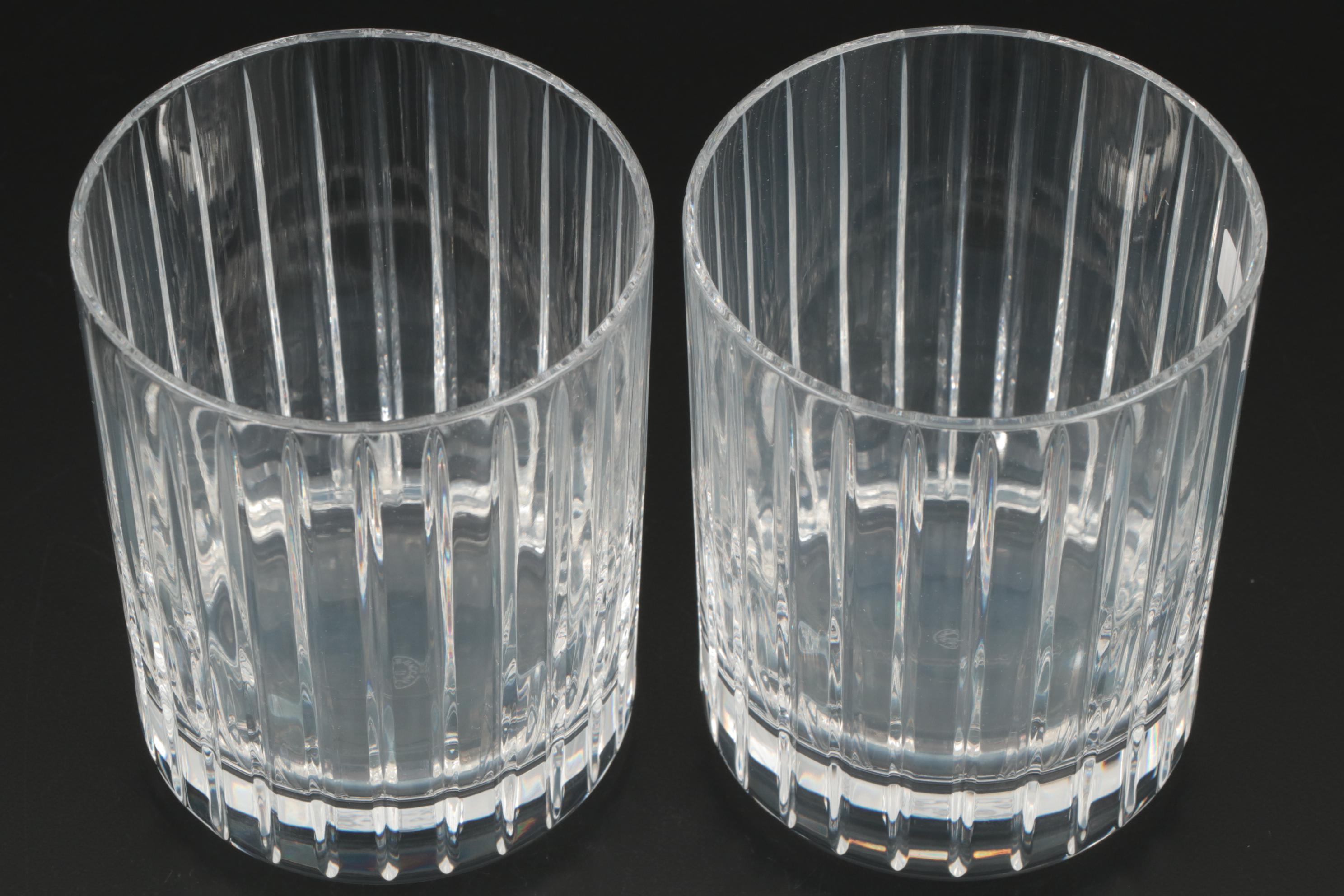 Baccarat "Harmonie" Crystal Double Old Fashioned Glasses