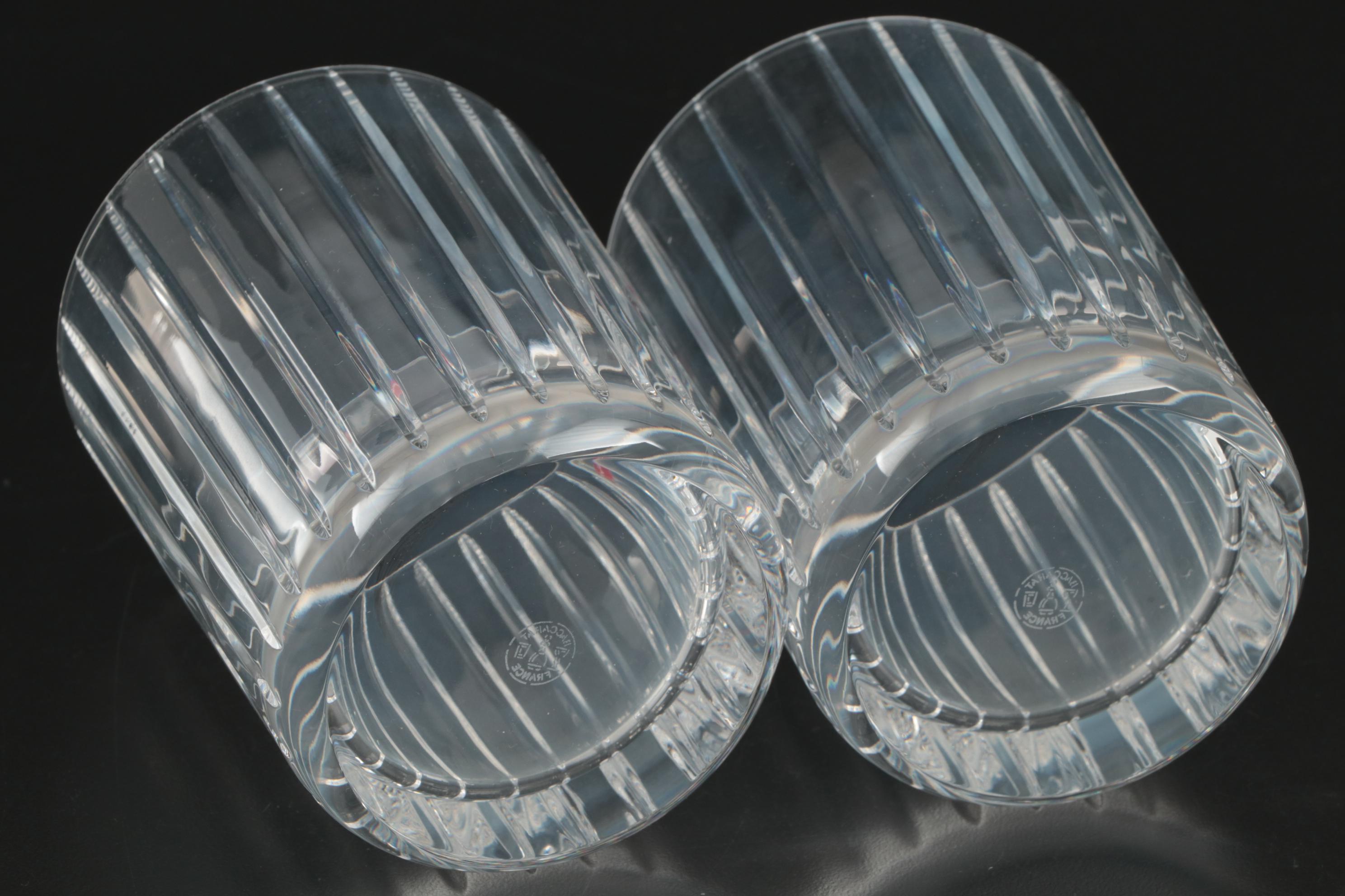 Baccarat "Harmonie" Crystal Double Old Fashioned Glasses