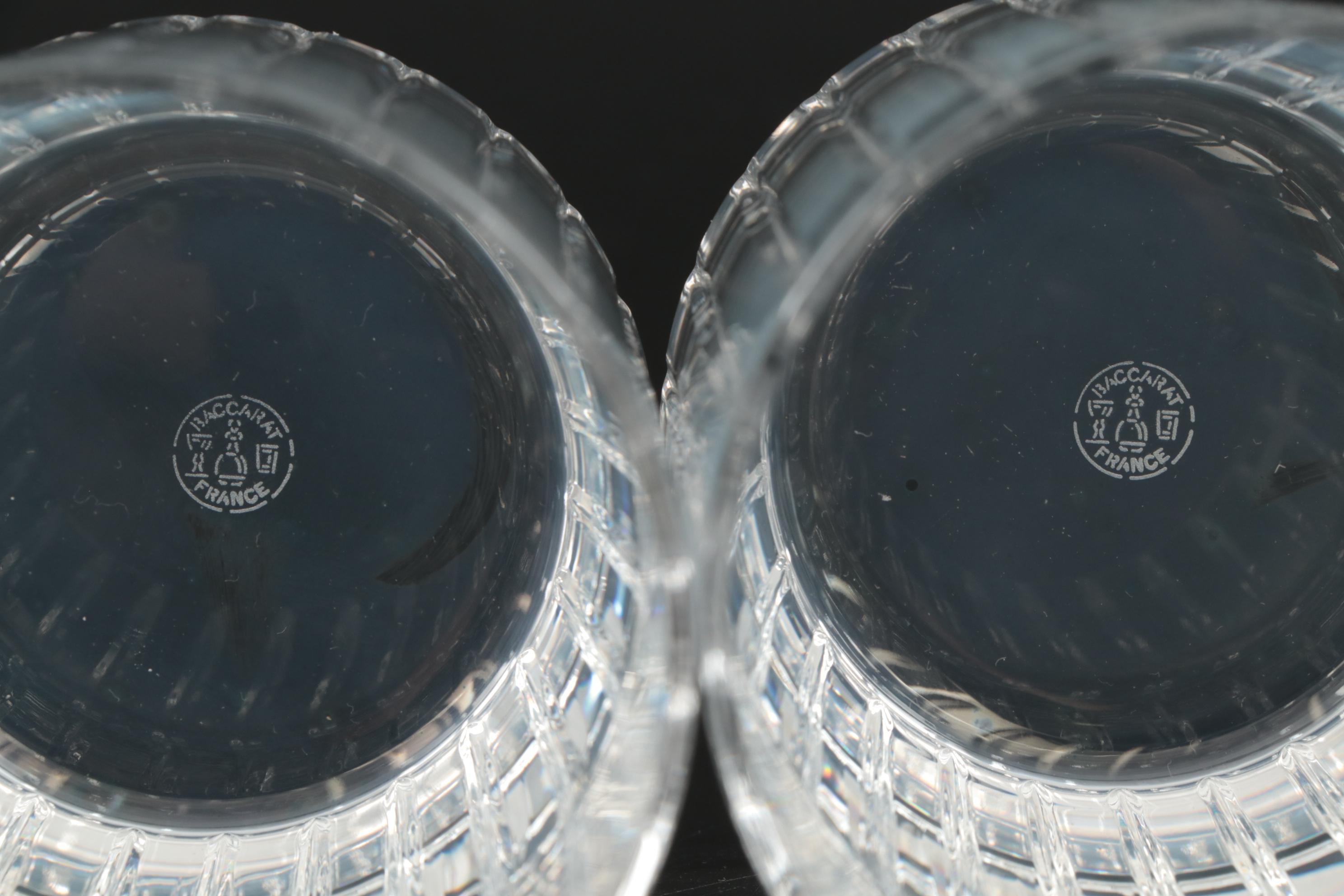 Baccarat "Harmonie" Crystal Double Old Fashioned Glasses