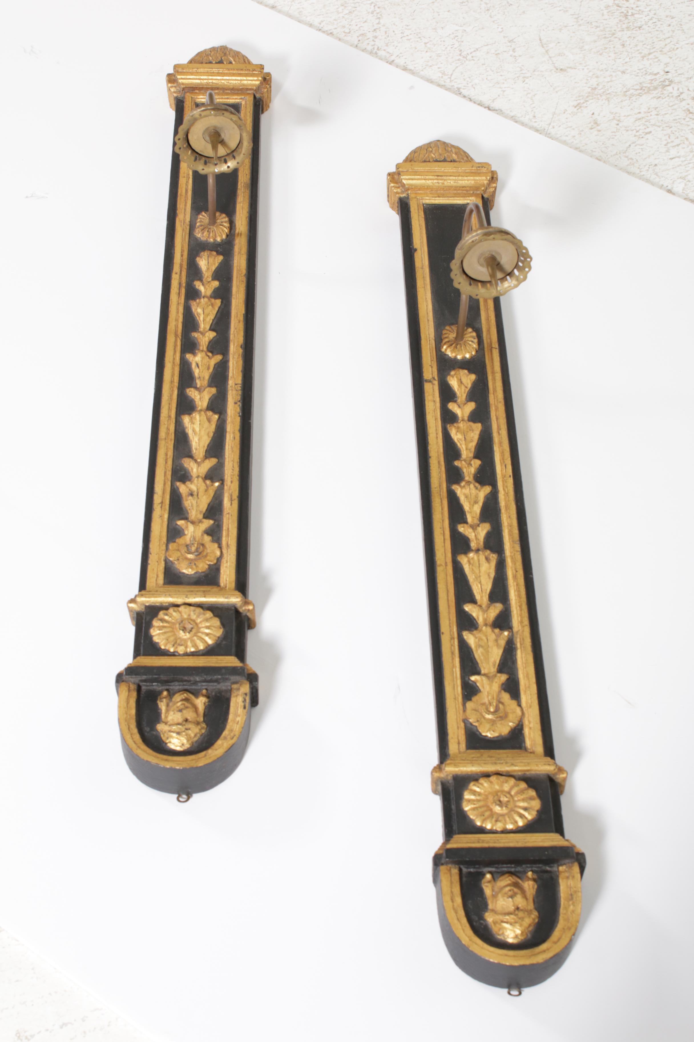 Neoclassical Candle Sconces, 21st Century