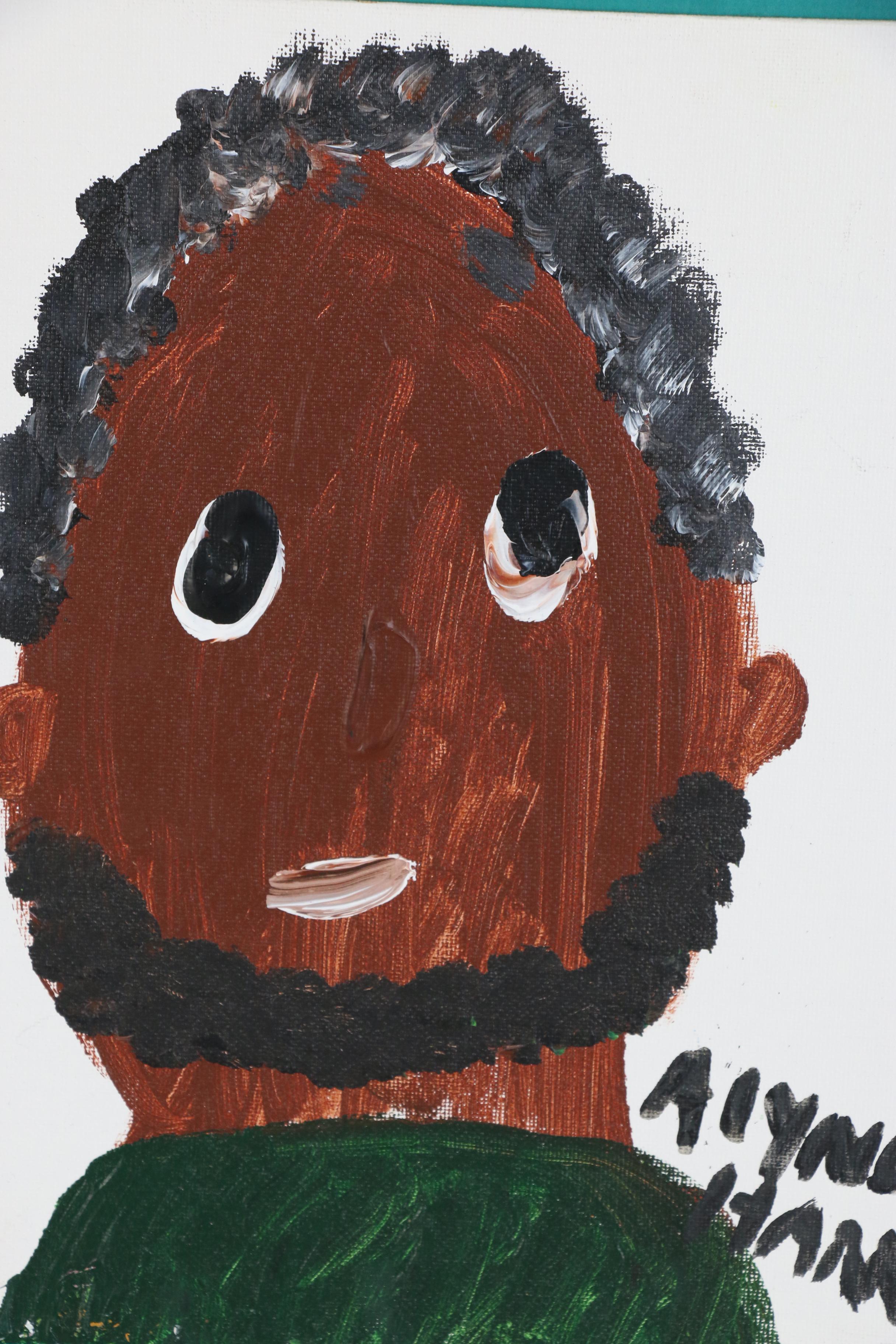 Alyne Harris Folk Art Acrylic Painting