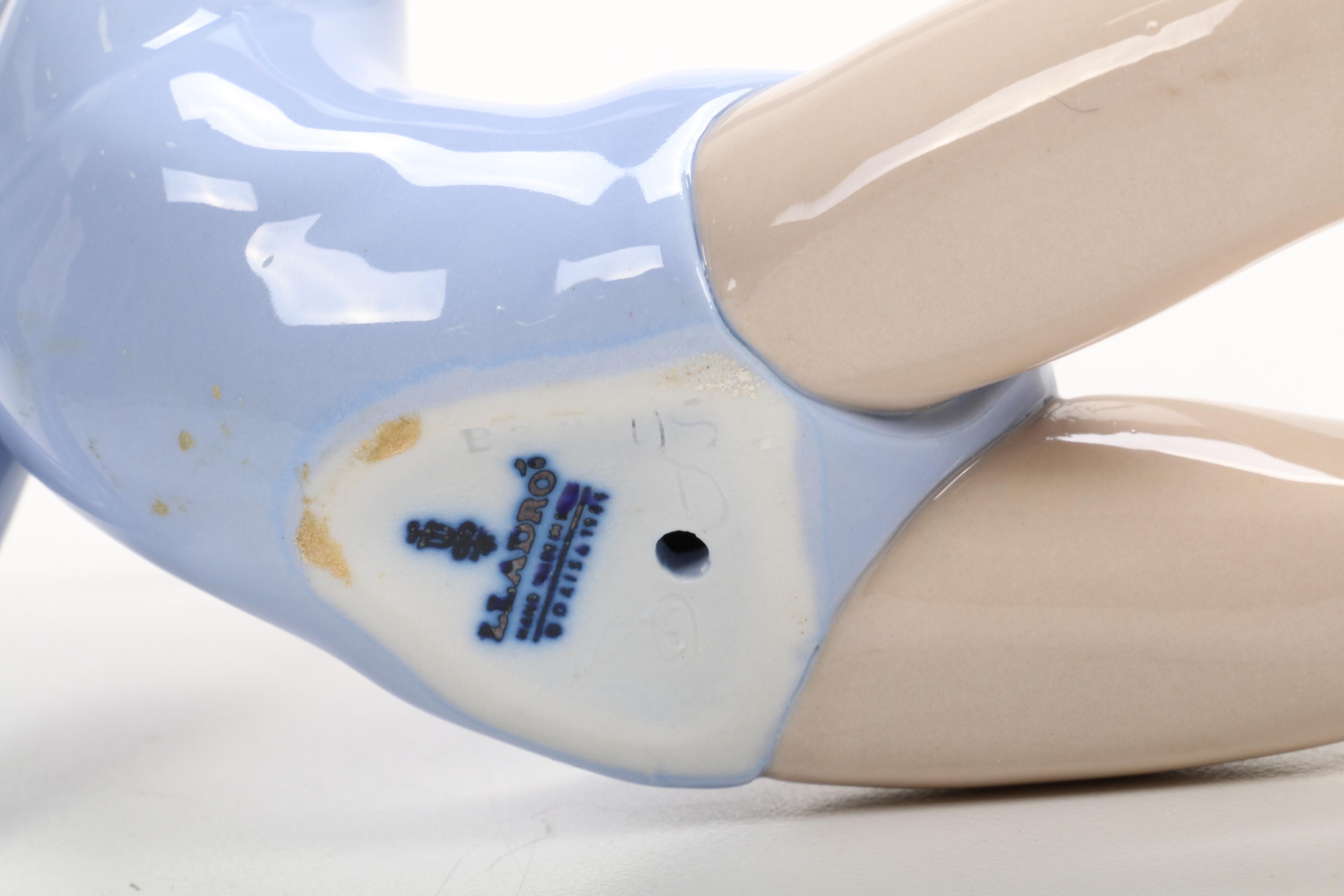 Lladró "Girl Gymnast with Hoop Ring" Porcelain Figurine