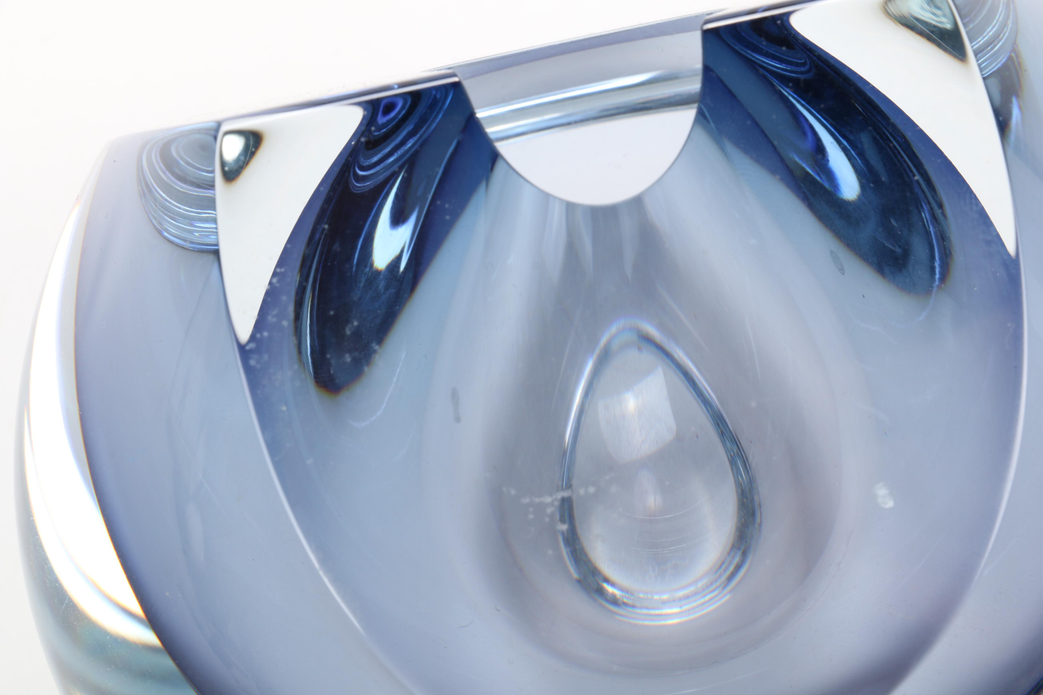 Robert Deeble Modern Abstract Art Glass Vase