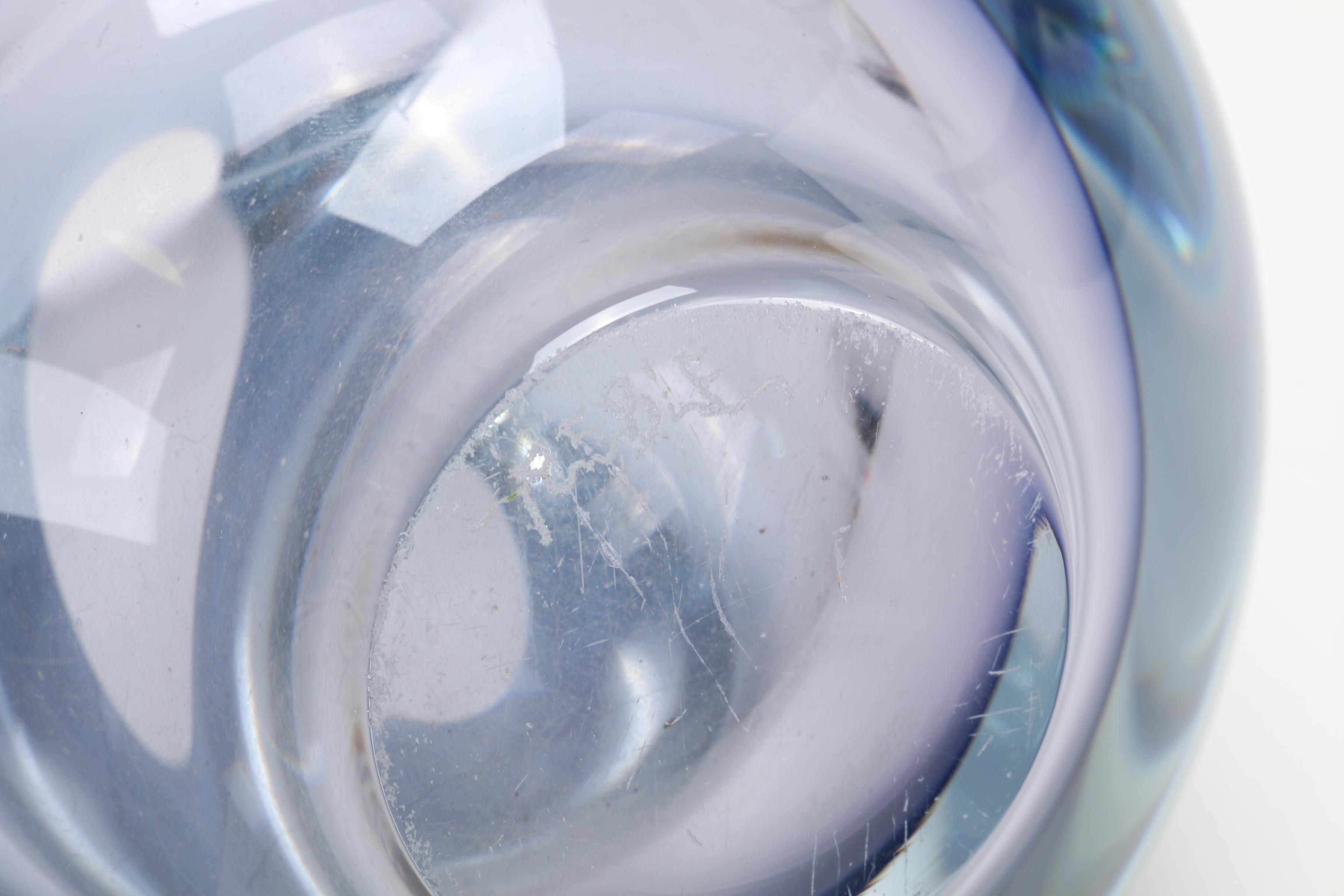 Robert Deeble Modern Abstract Art Glass Vase