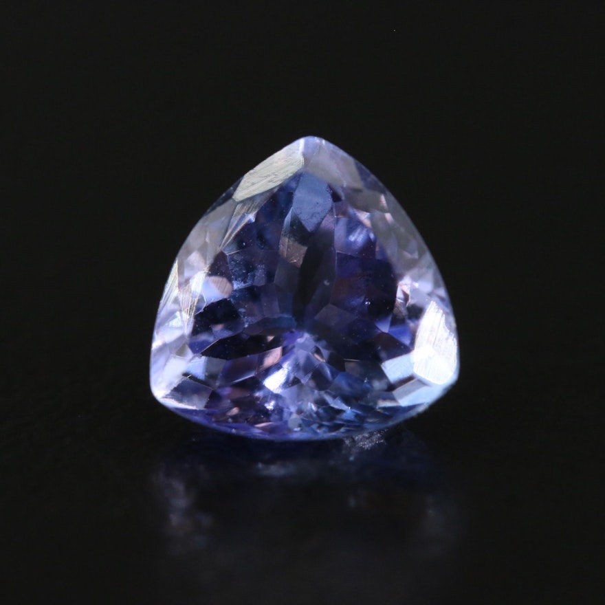 Loose 1.76 CT Trillion Cut Tanzanite