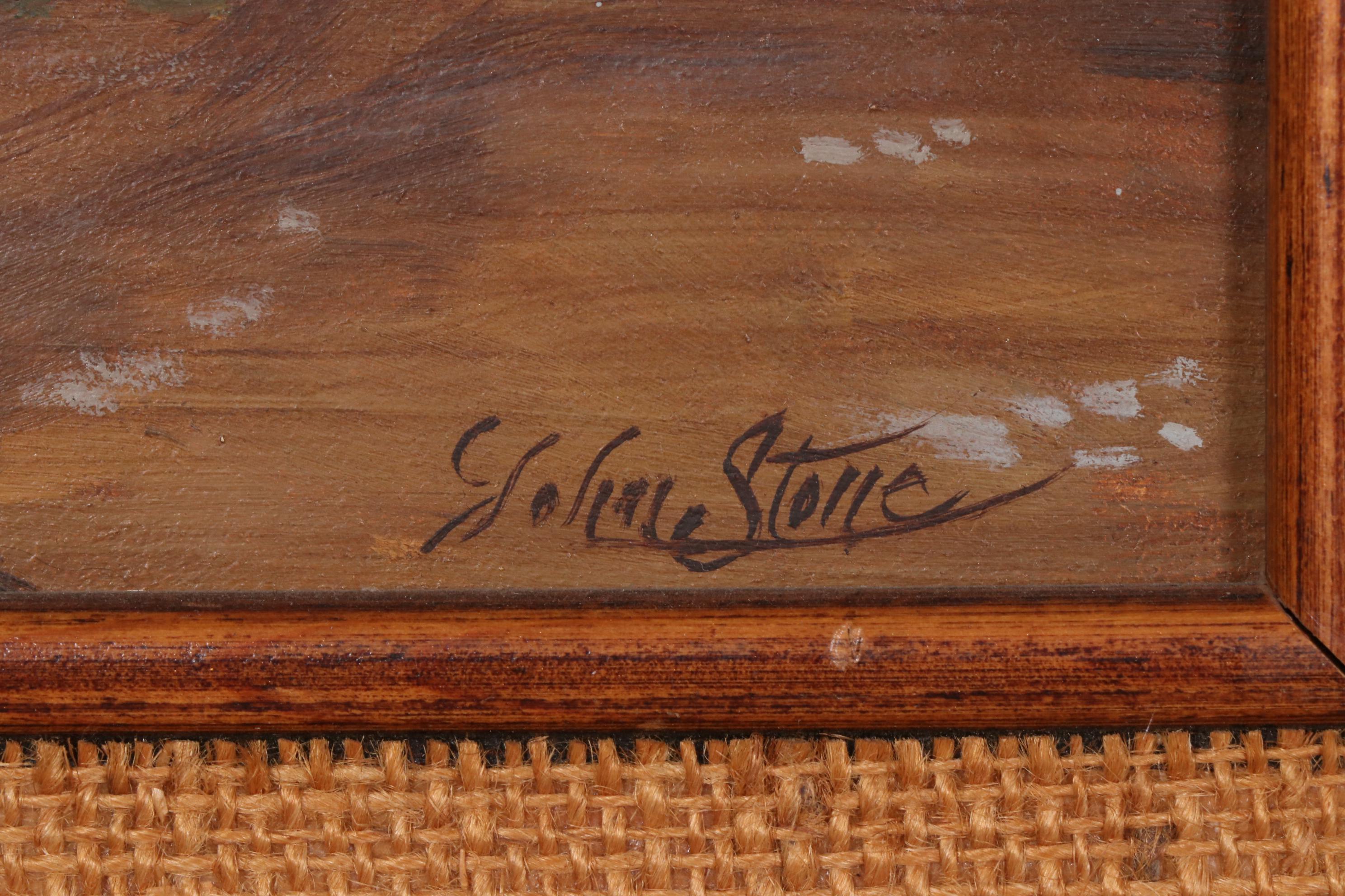 John Stone Jr. Oil Painting of Texas Scene