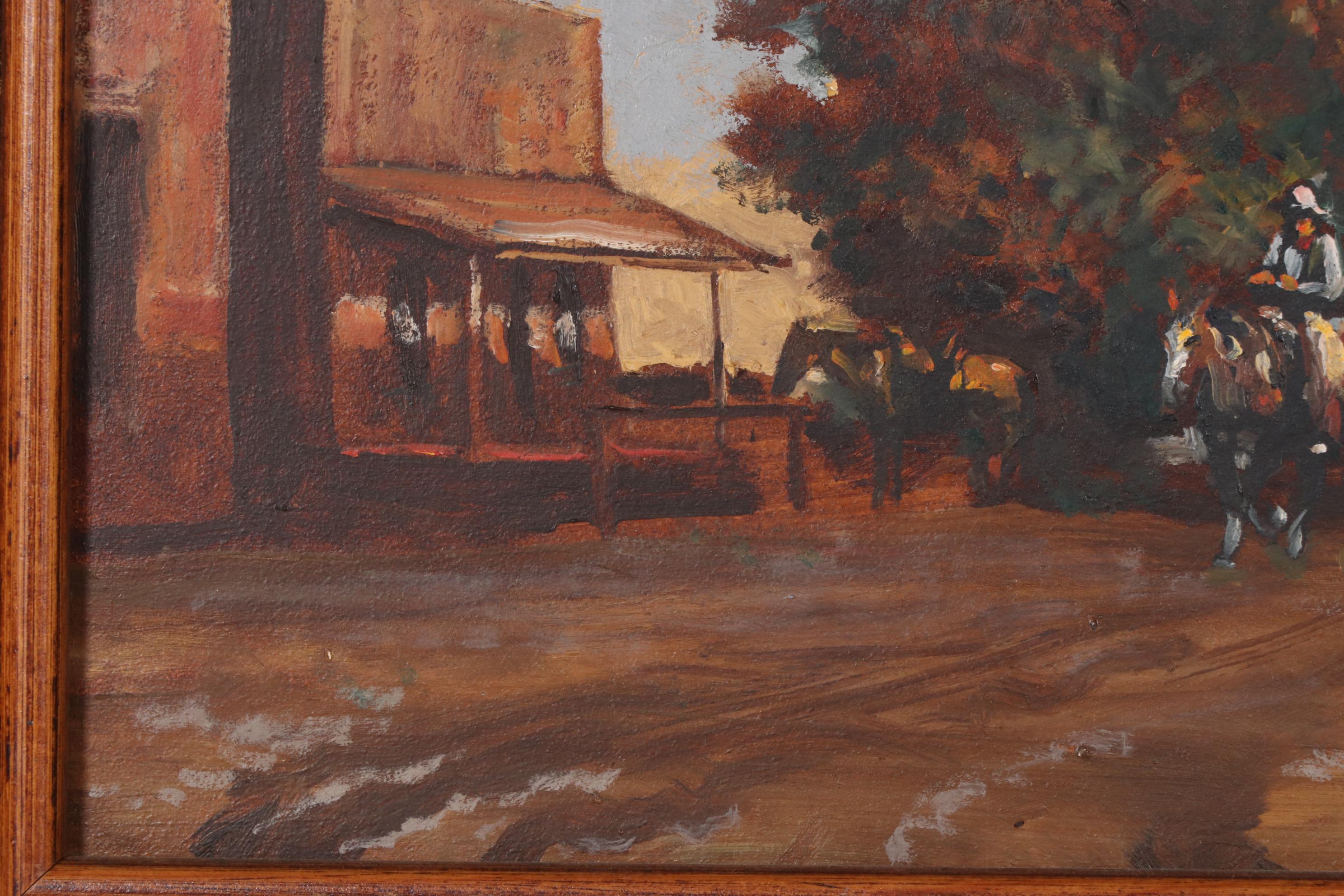 John Stone Jr. Oil Painting of Texas Scene