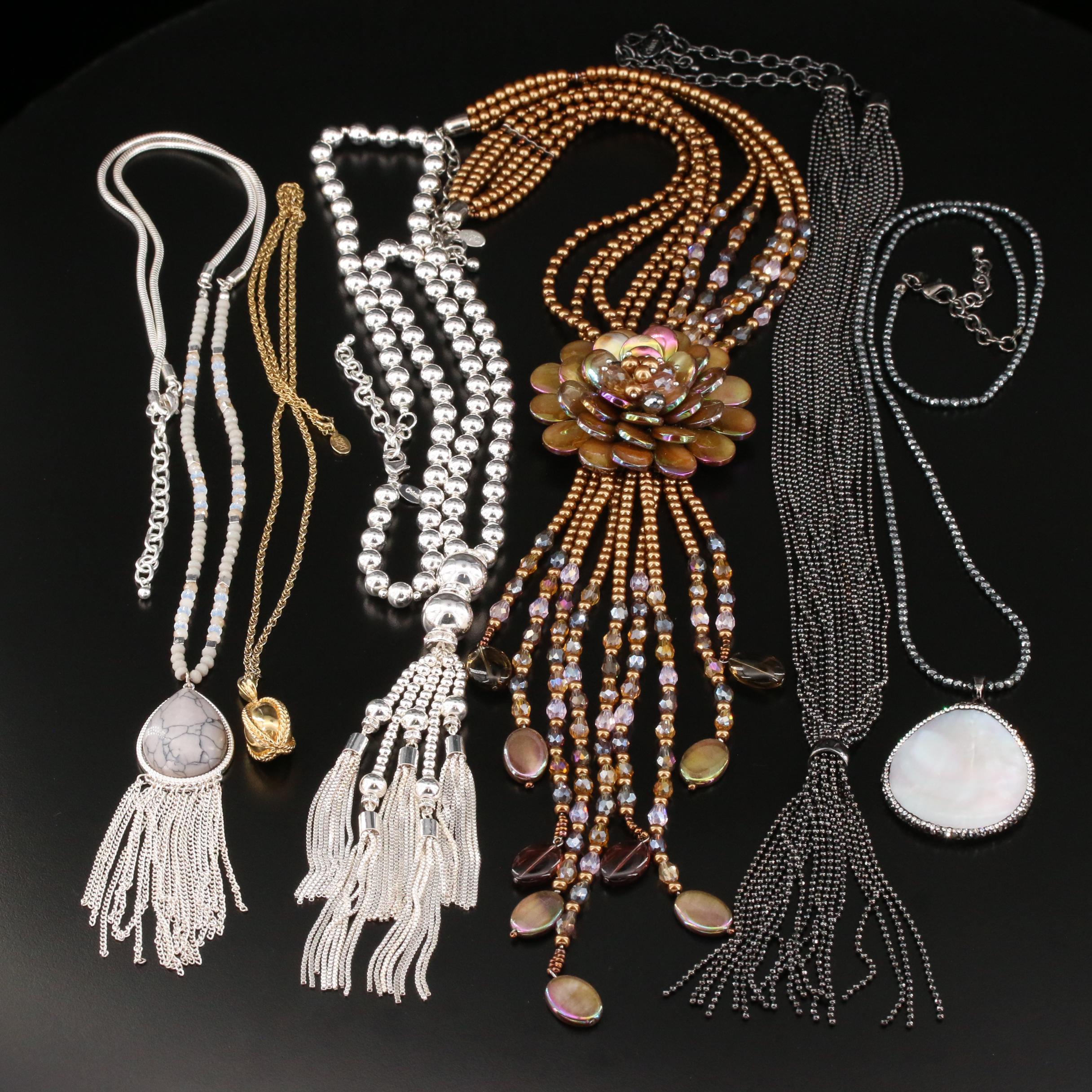 Joan Rivers Gemstone Necklace Collection