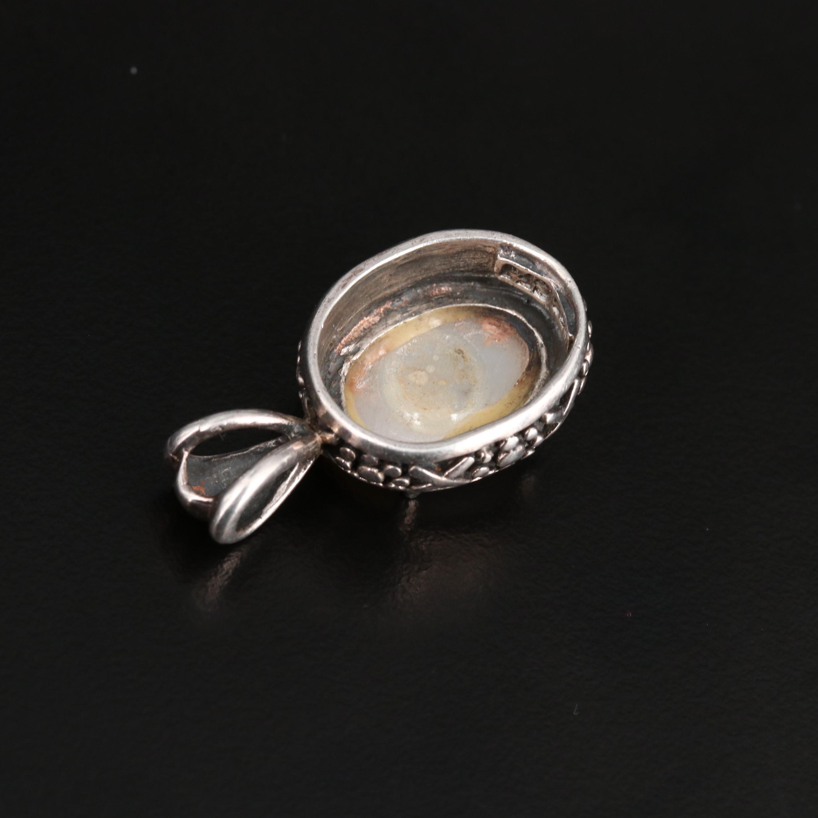 Sterling Silver Jewelry Including Tortoise Shell, Abalone and Mother of Pearl.