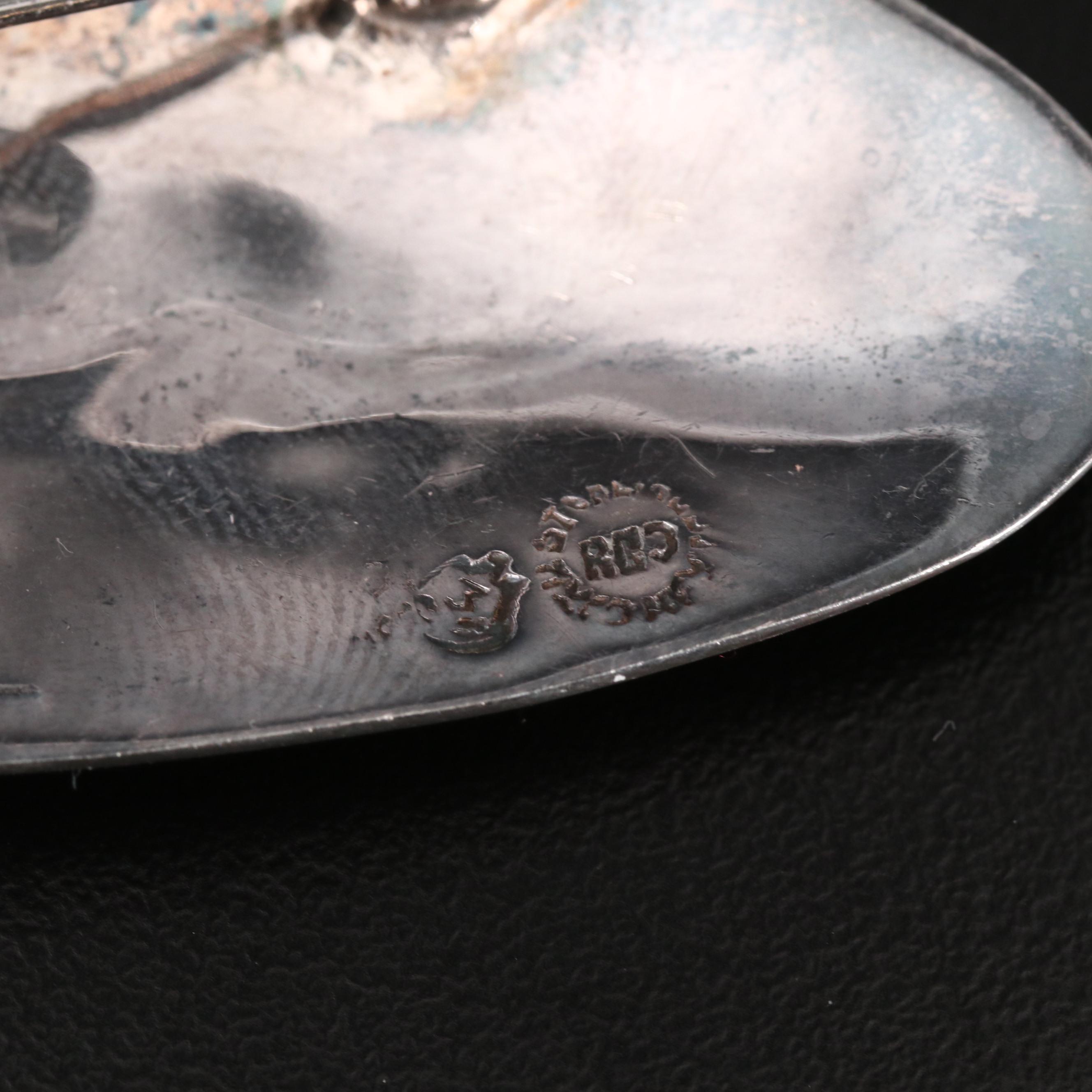 Sterling Silver Jewelry Including Tortoise Shell, Abalone and Mother of Pearl.