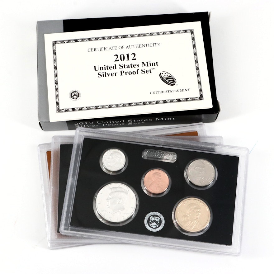 Key Date 2012 U.S. Mint Silver Proof Set