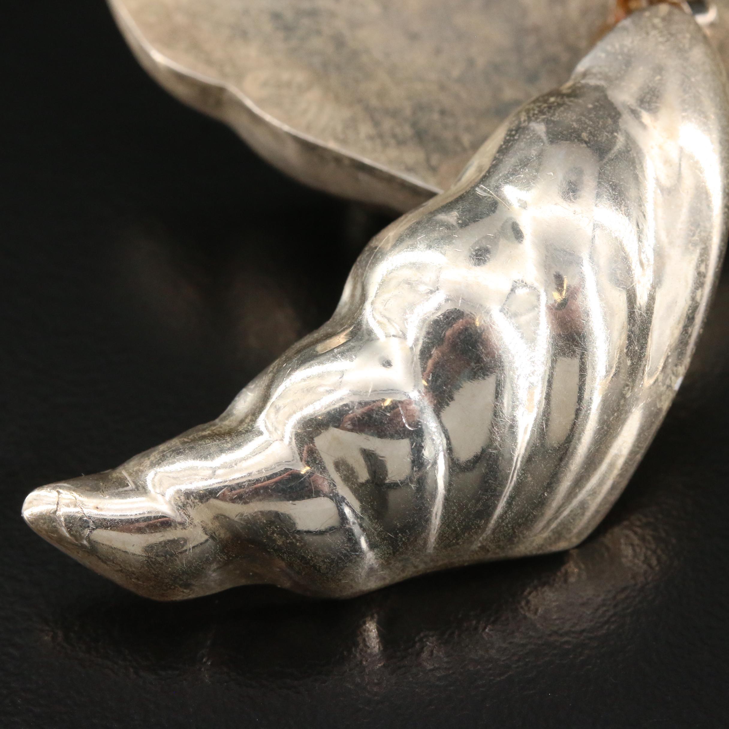 Vintage Mexican Sterling Silver Abalone Jewelry Collection