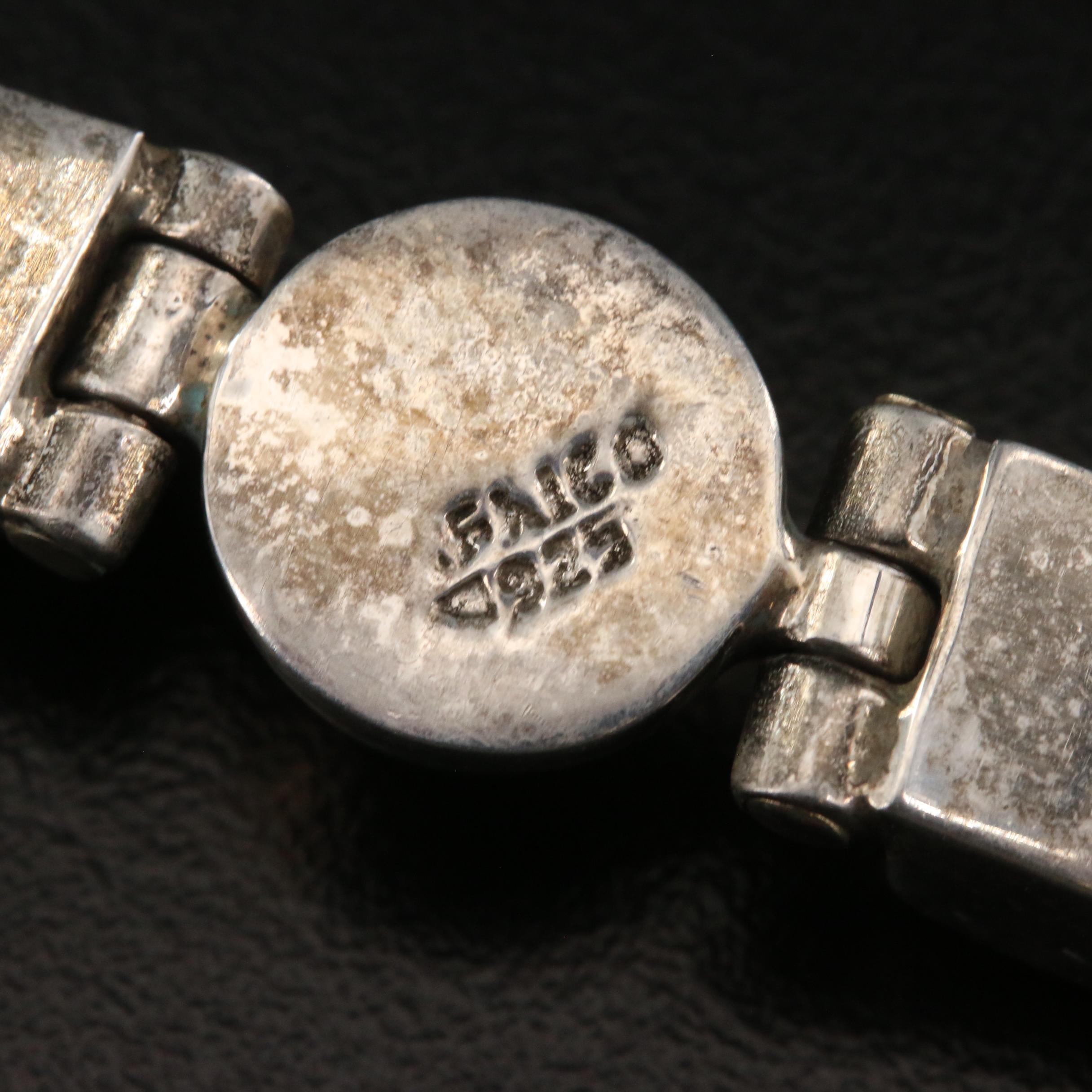 Vintage Mexican Sterling Silver Abalone Jewelry Collection