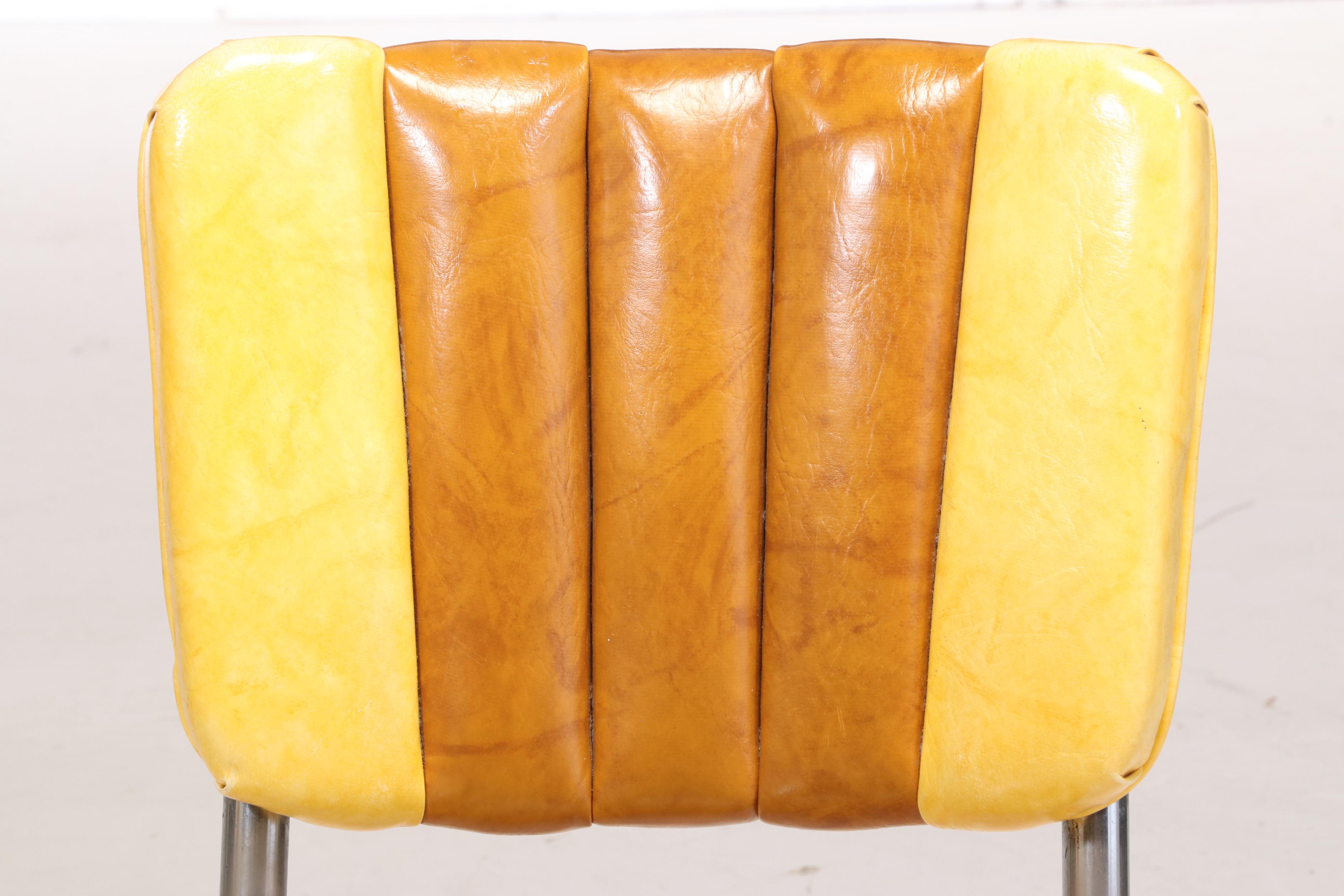 Mid Century Modern Chrome and Vinyl Dinette Set, Mid-20th Century