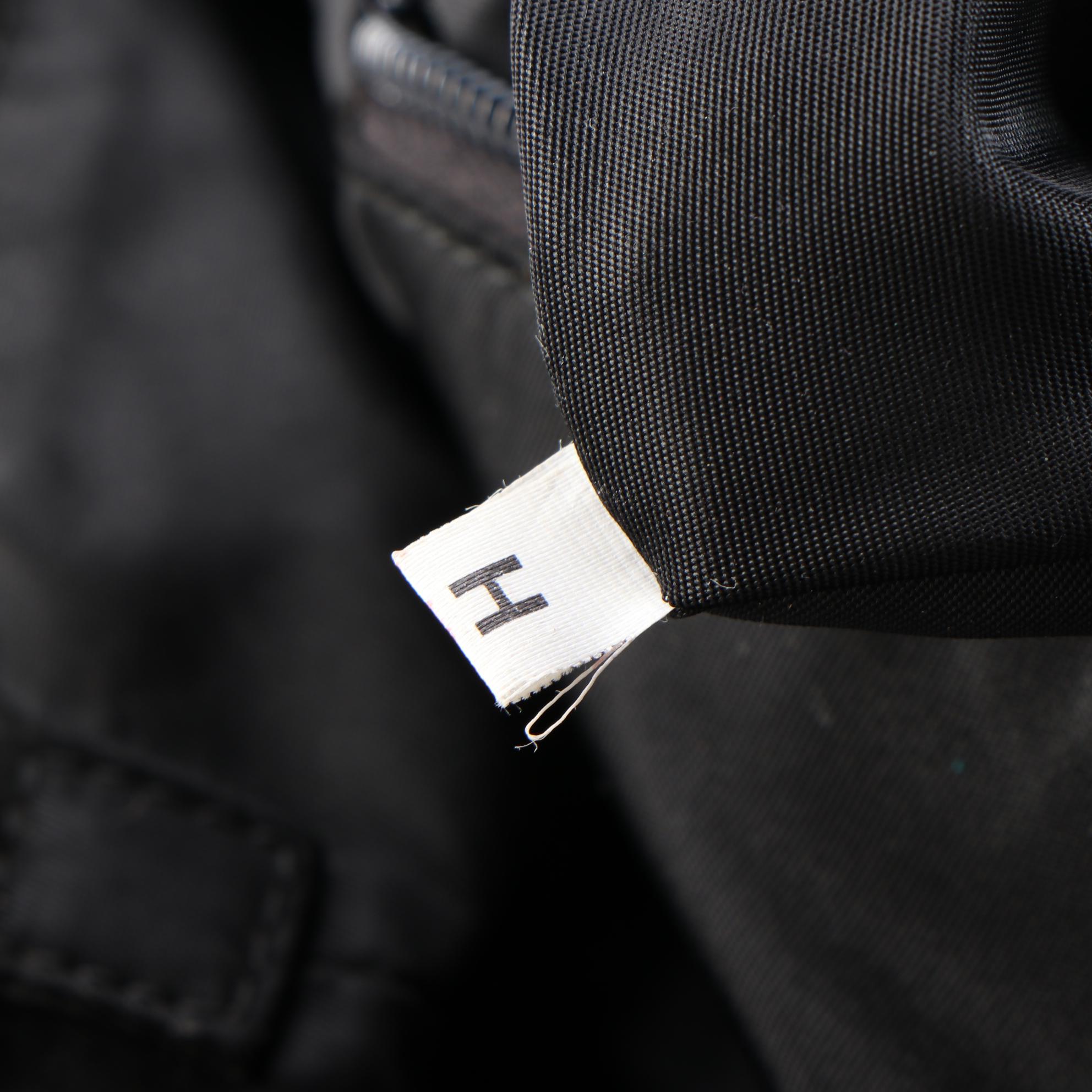 Prada Borsa Tessuto Nylon Tote Bag in Green/Black