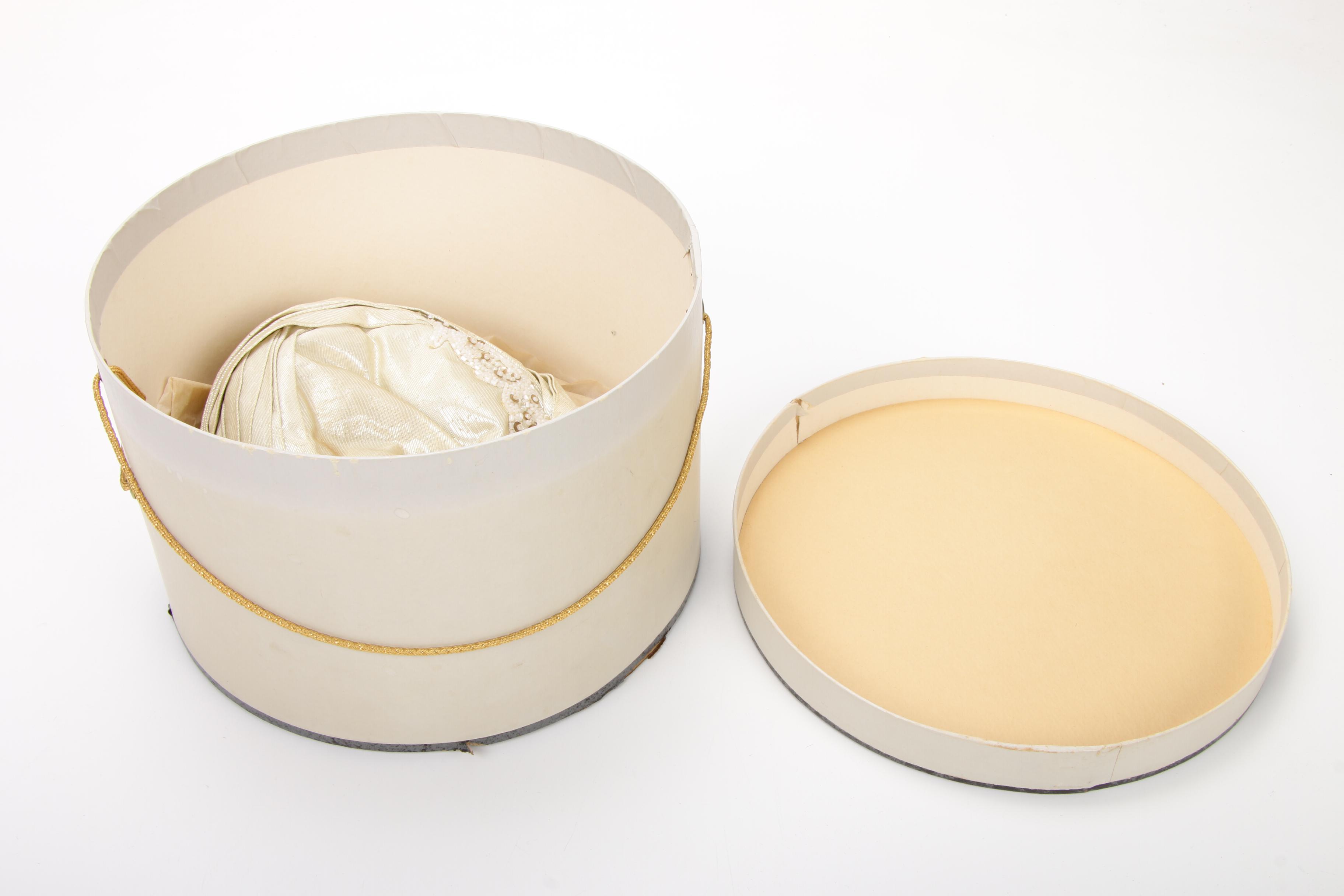 Saks Fifth Avenue Turban Hat with Palizzio and More Pumps, Mid-20th Century