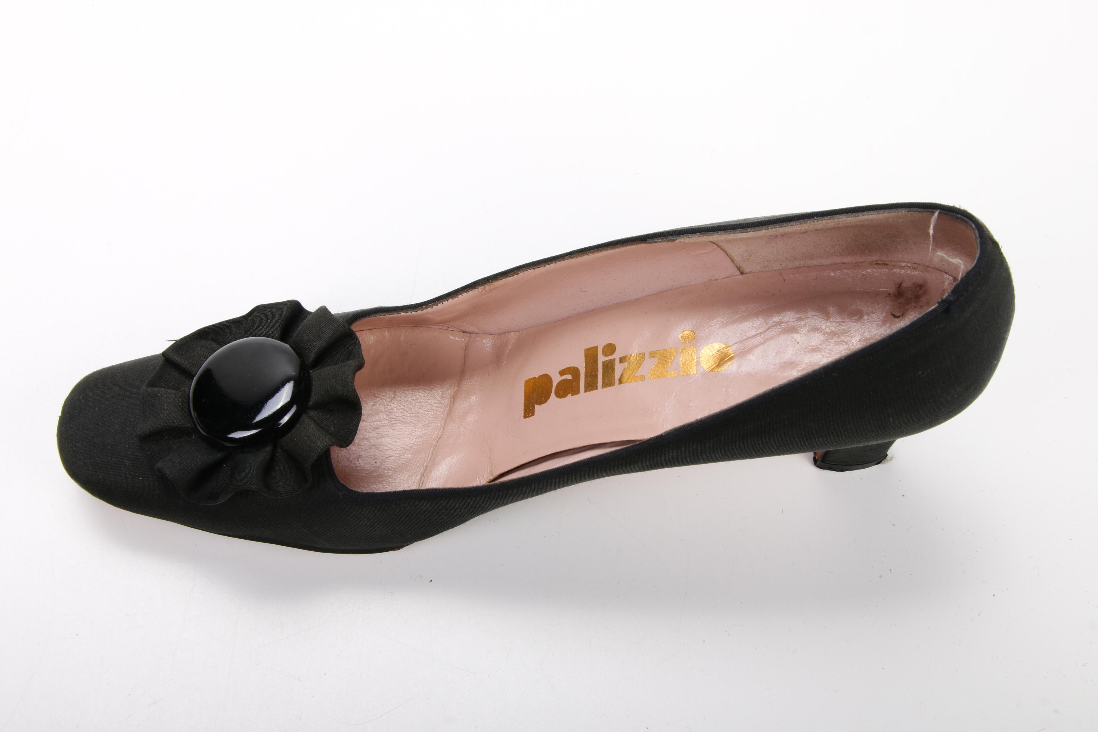 Saks Fifth Avenue Turban Hat with Palizzio and More Pumps, Mid-20th Century