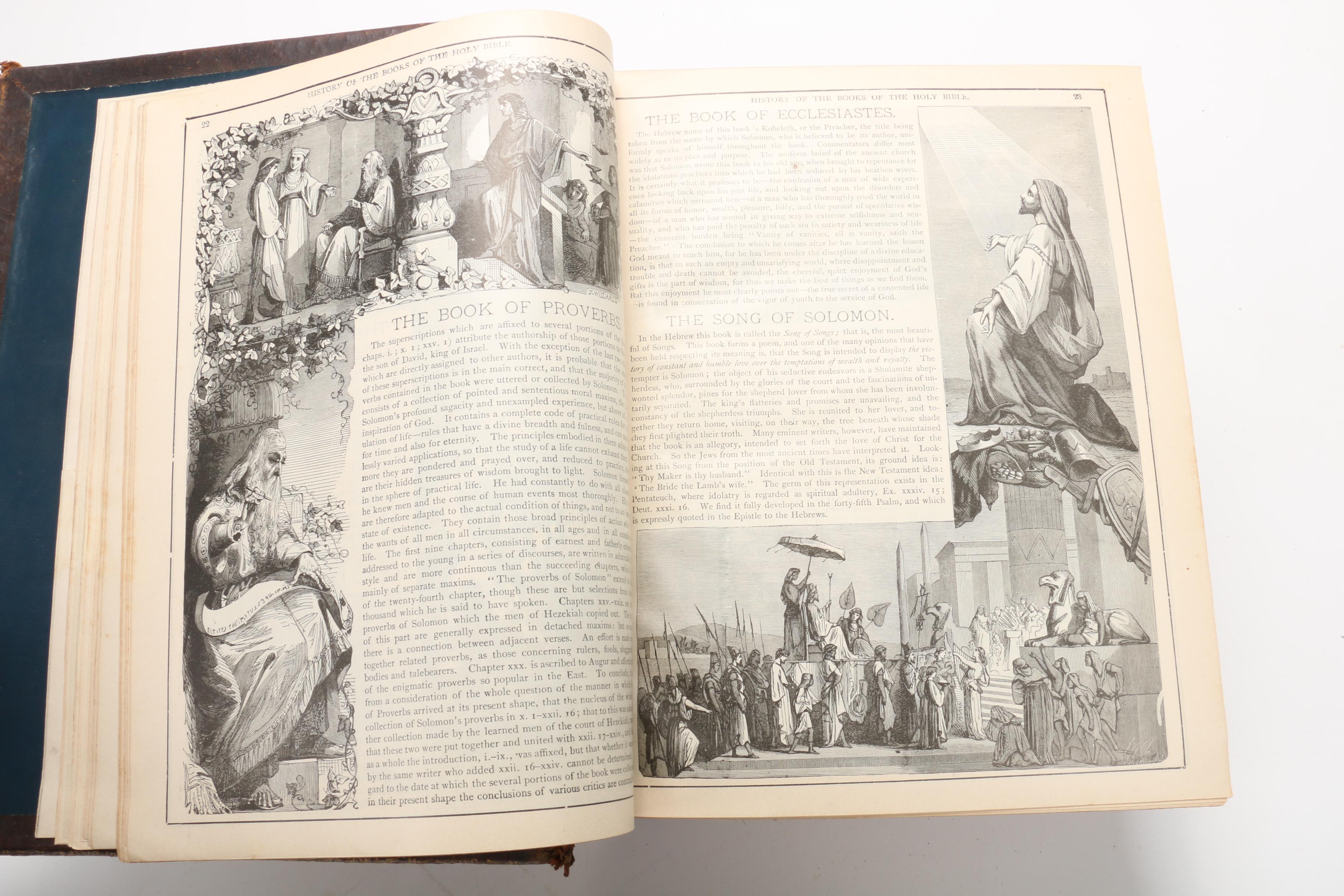 Pictorial King James Family Bible, 1892