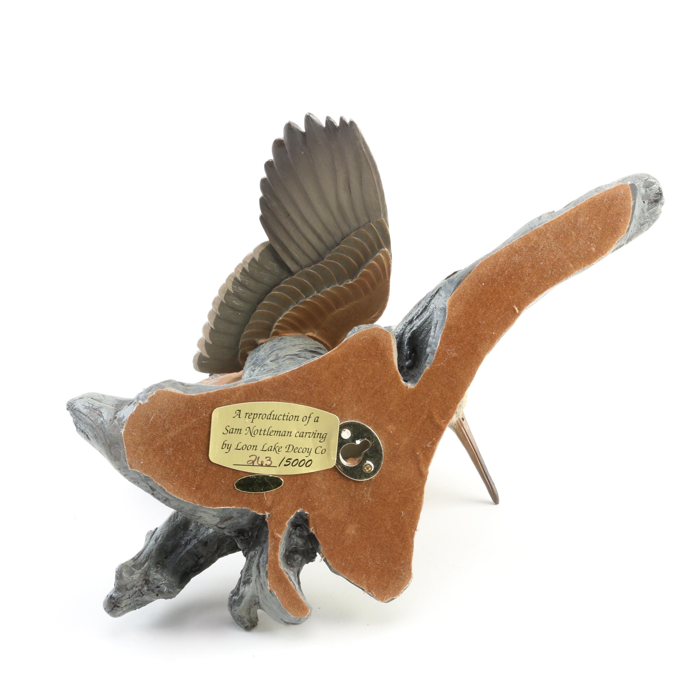 Loon Lake Decoy Co. Wooden Bird Sculptures with Bird Sculpture Collection