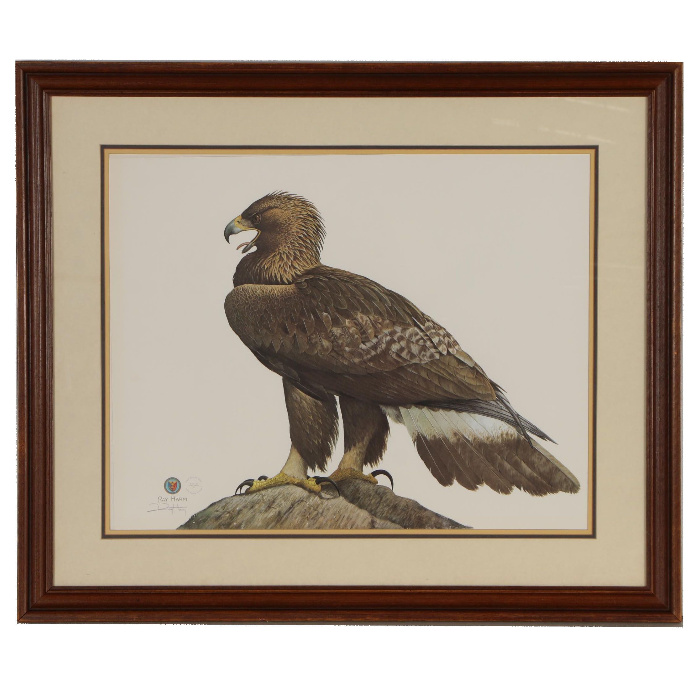 Ray Harm Print "The General Creighton W. Abrams Commemorative Golden Eagle"