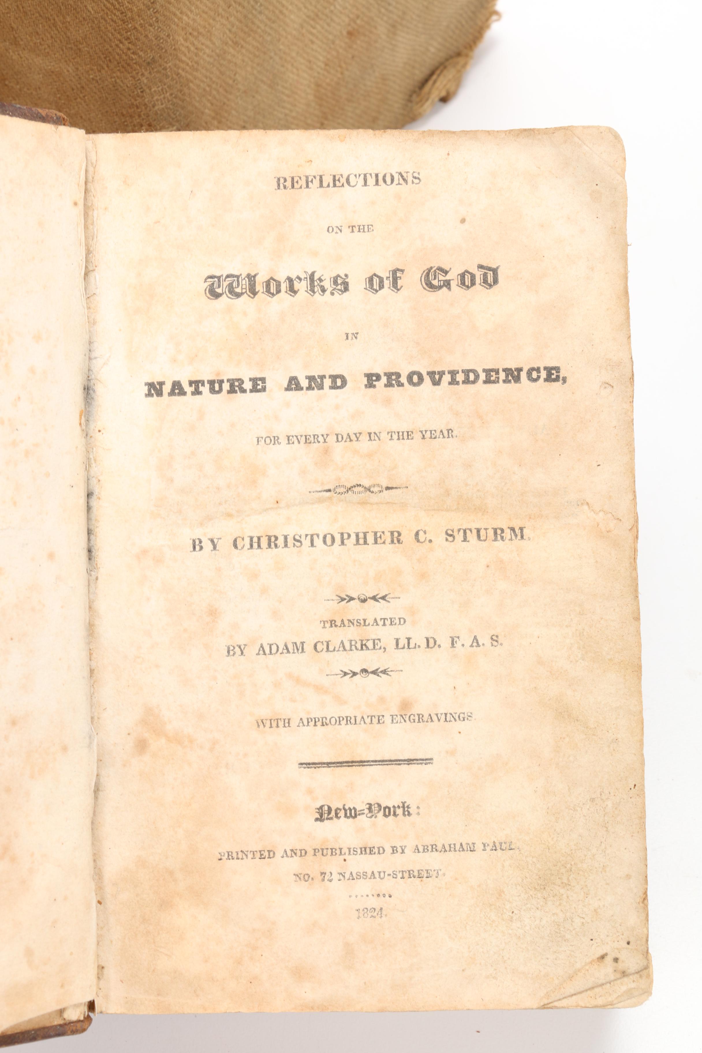 Late 18th Century- Early 19th Century Books