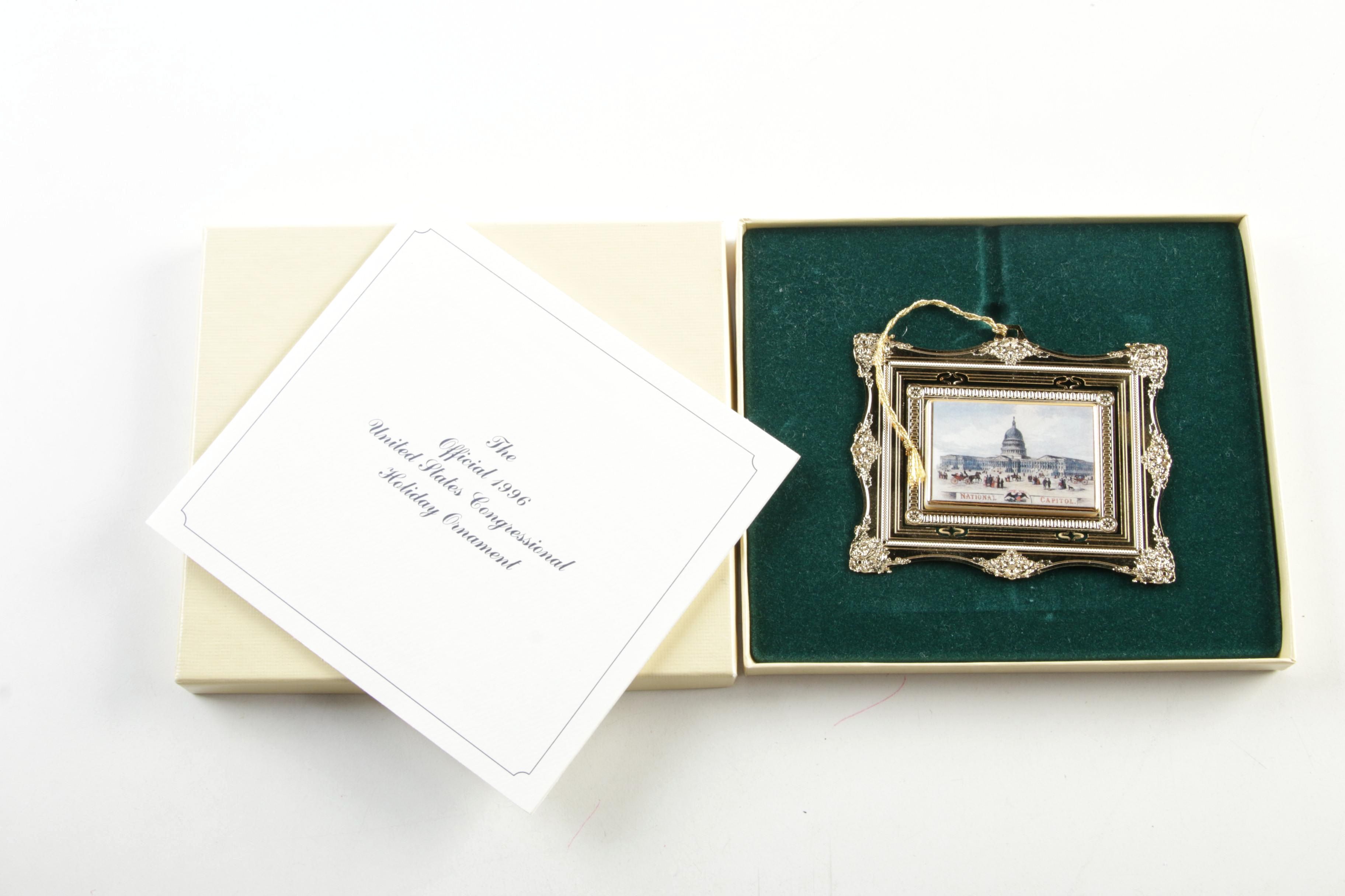 Official United States Congressional Holiday Ornaments