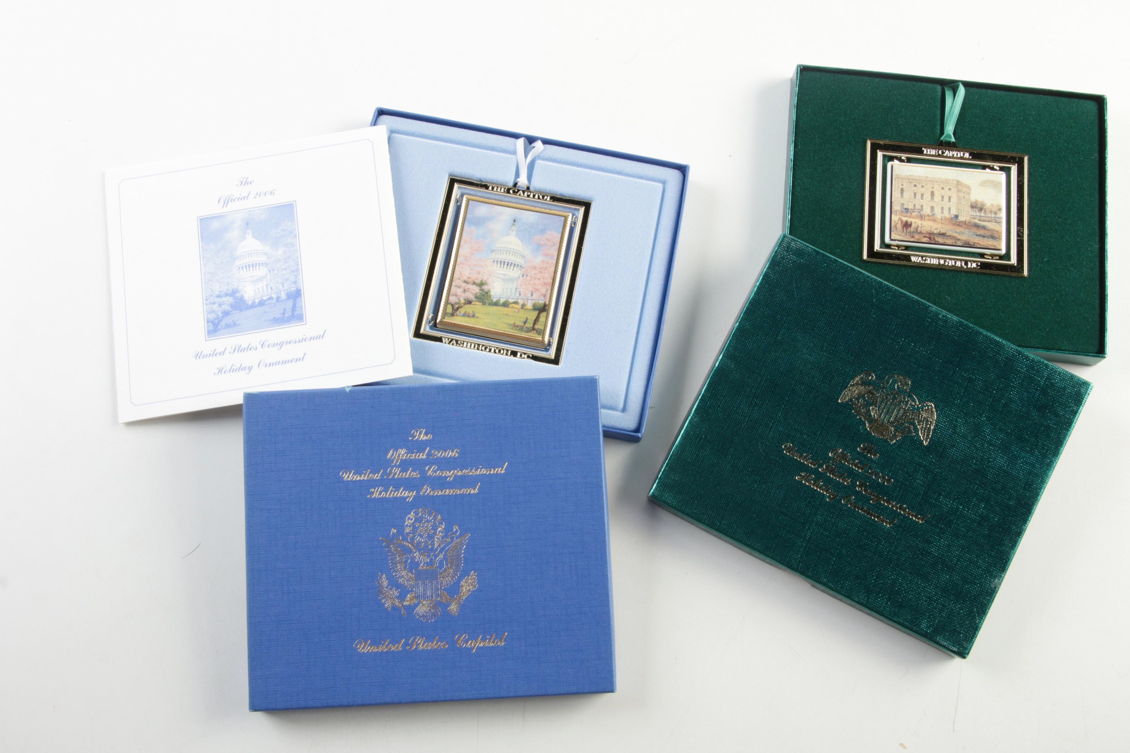 Official United States Congressional Holiday Ornaments