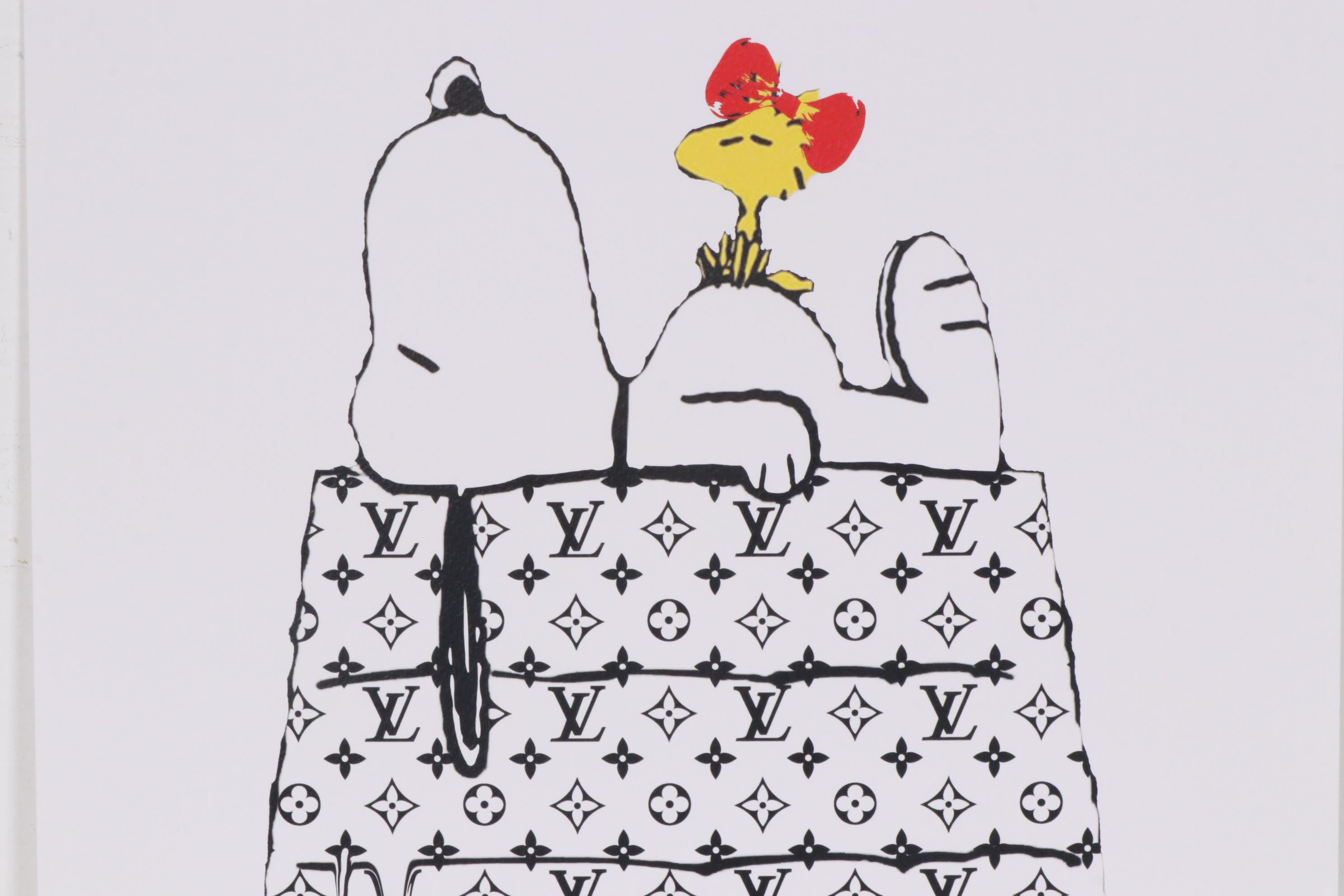 Death NYC Snoopy Resting on House Graphic Prints, 2020