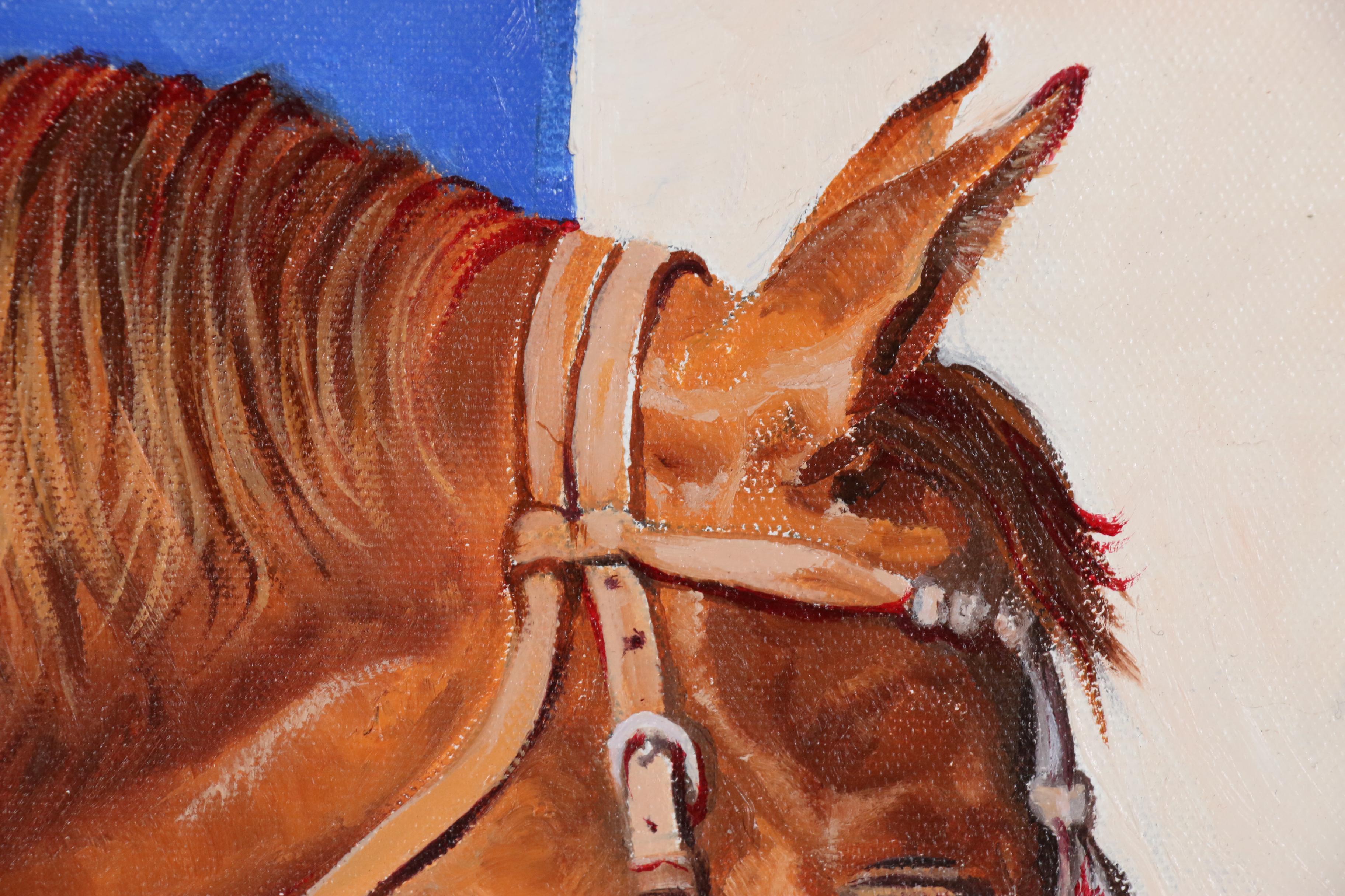 James Skiles Oil Painting "Extra Smooth", 21st Century