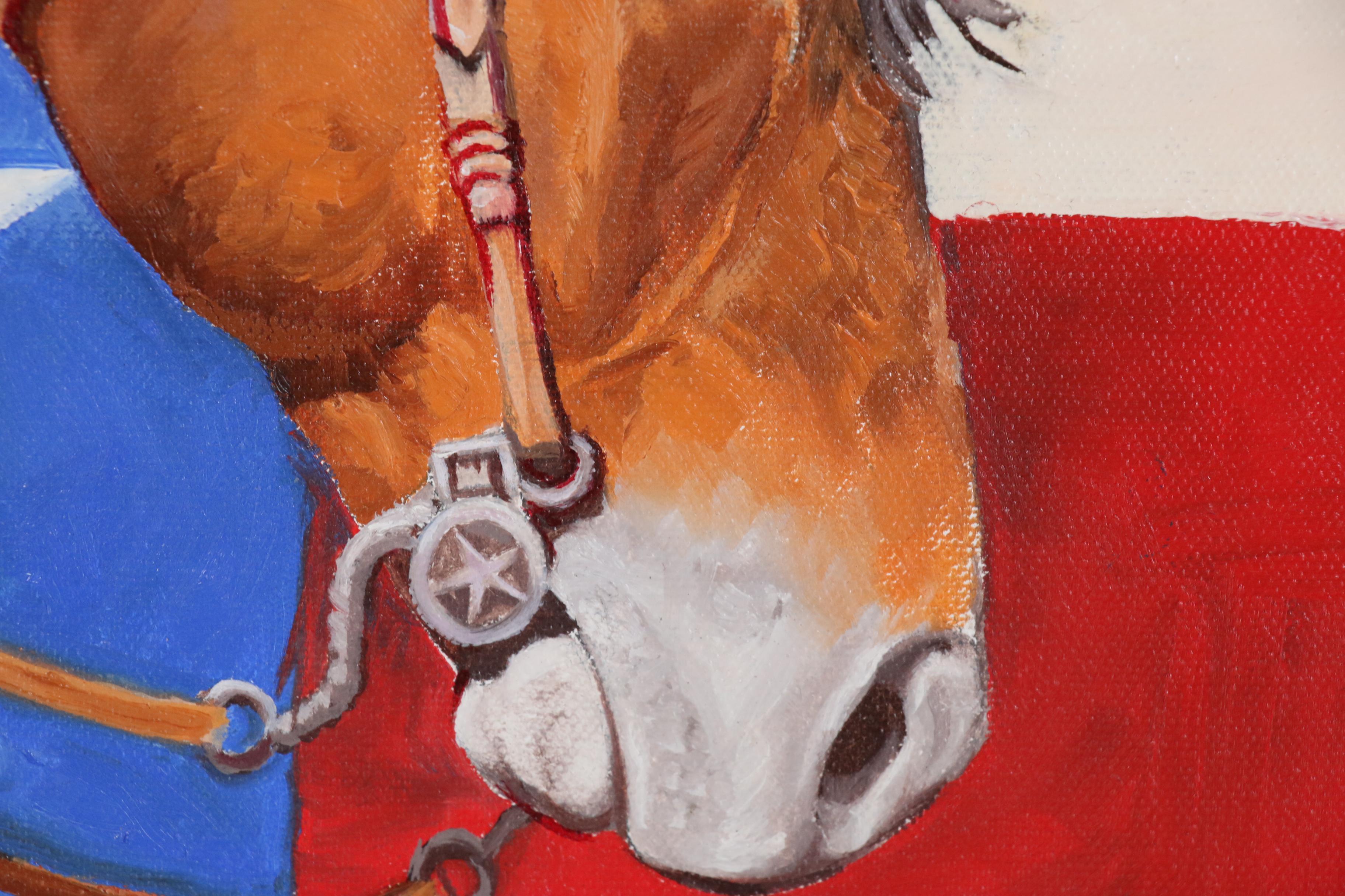 James Skiles Oil Painting "Extra Smooth", 21st Century