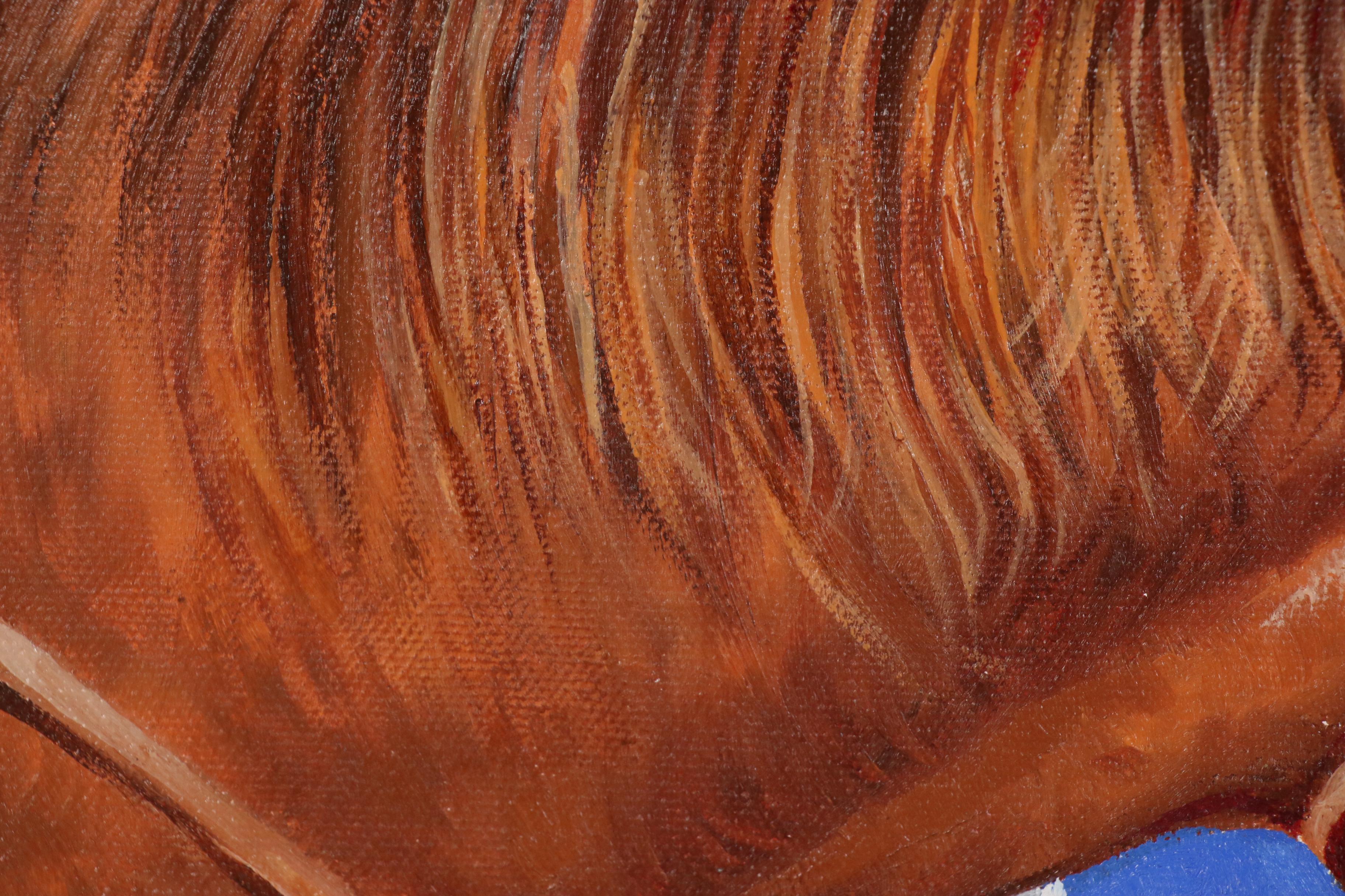 James Skiles Oil Painting "Extra Smooth", 21st Century