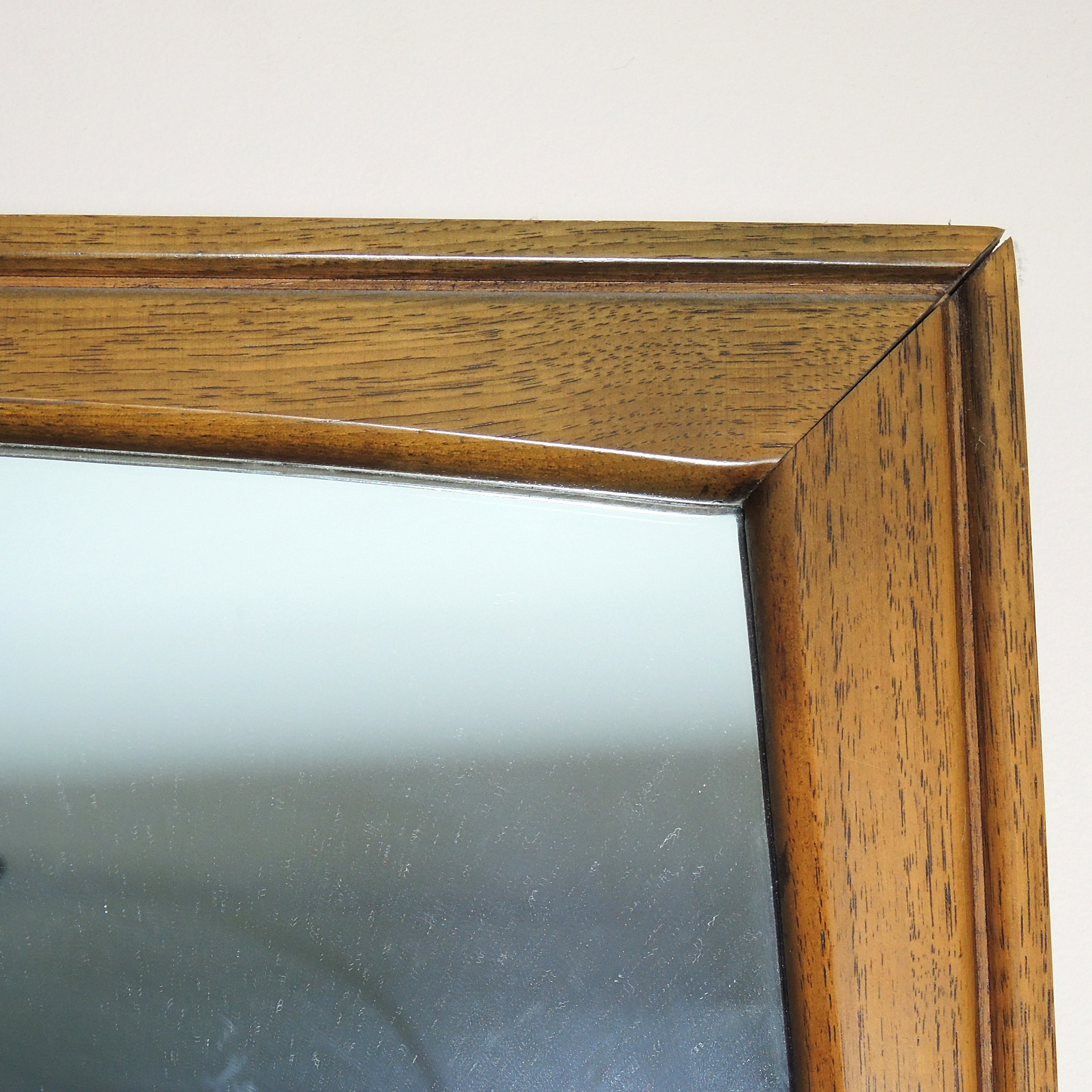 Henry M. Goodman Mid Century Modern Walnut Chest of Drawers with Mirror
