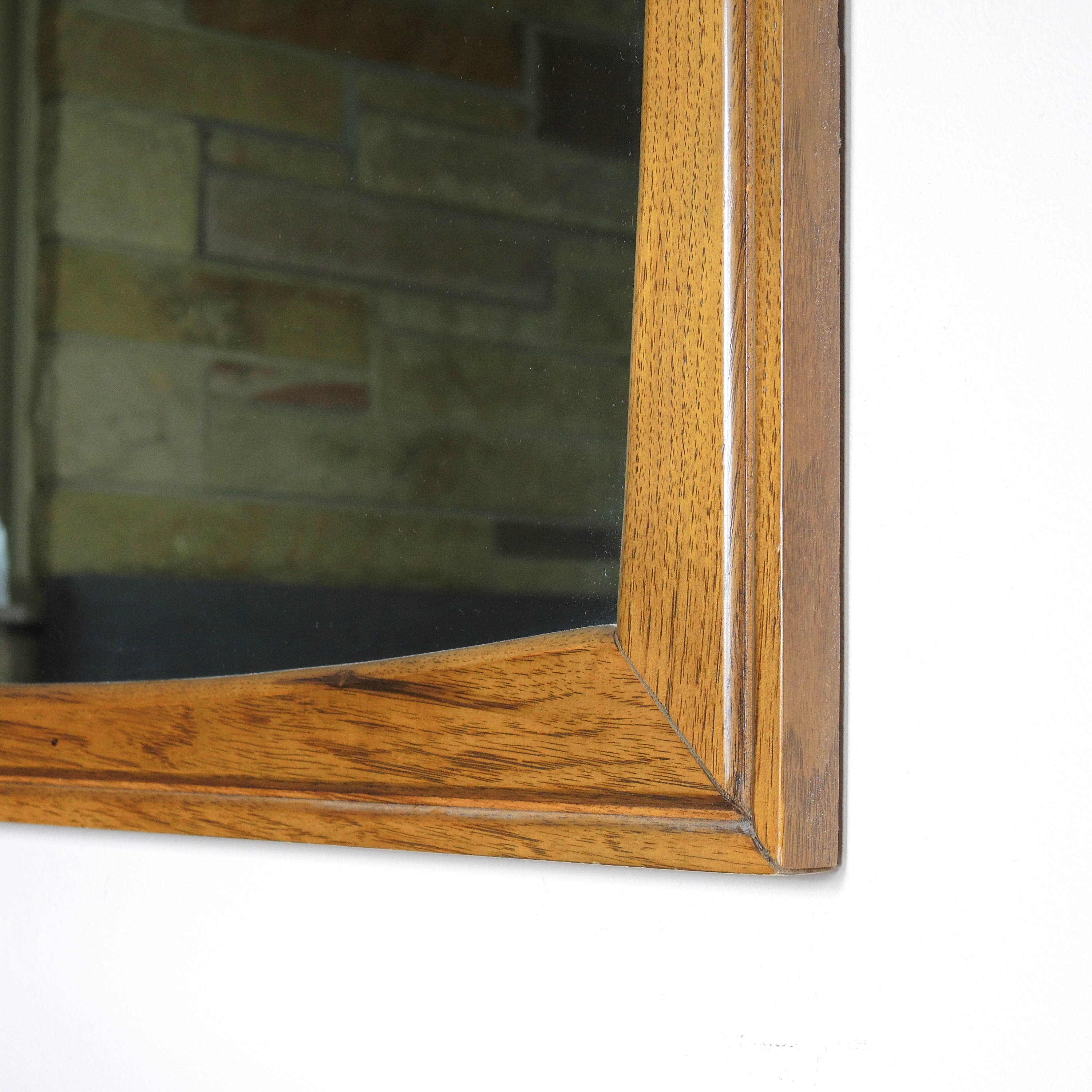 Henry M. Goodman Mid Century Modern Walnut Chest of Drawers with Mirror