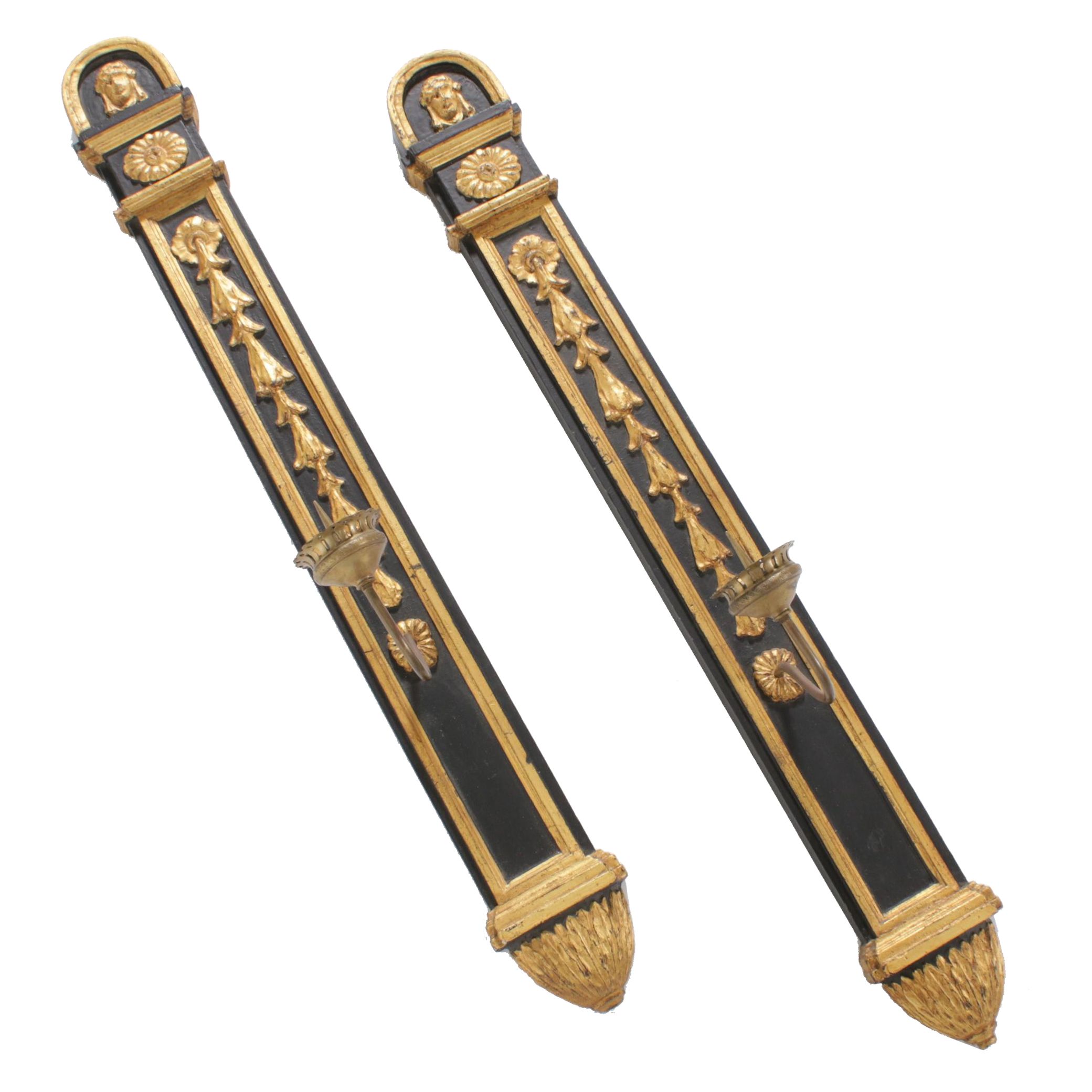Neoclassical Candle Sconces, 21st Century