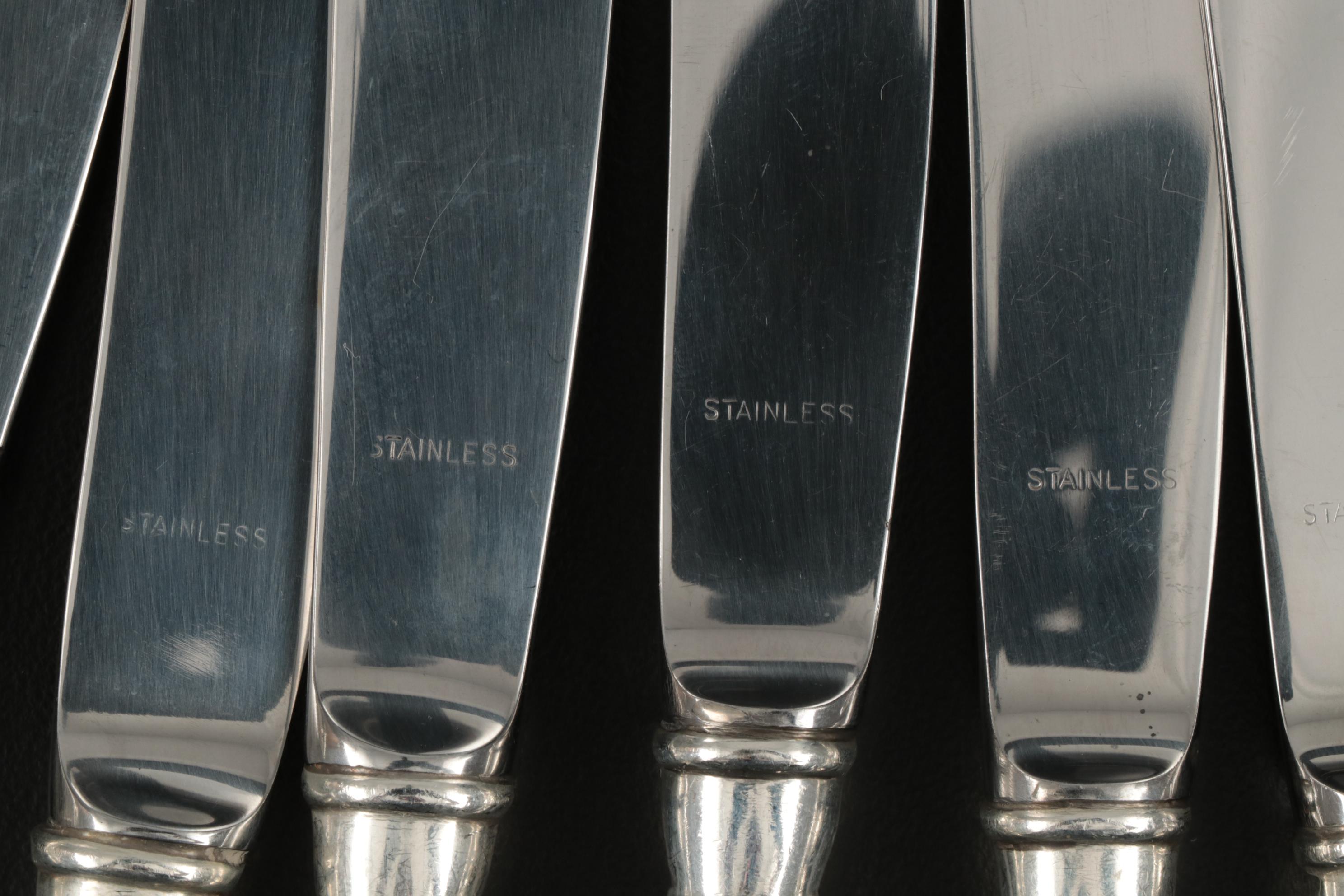 Stieff "Williamsburg Queen Anne" Sterling Silver Flatware