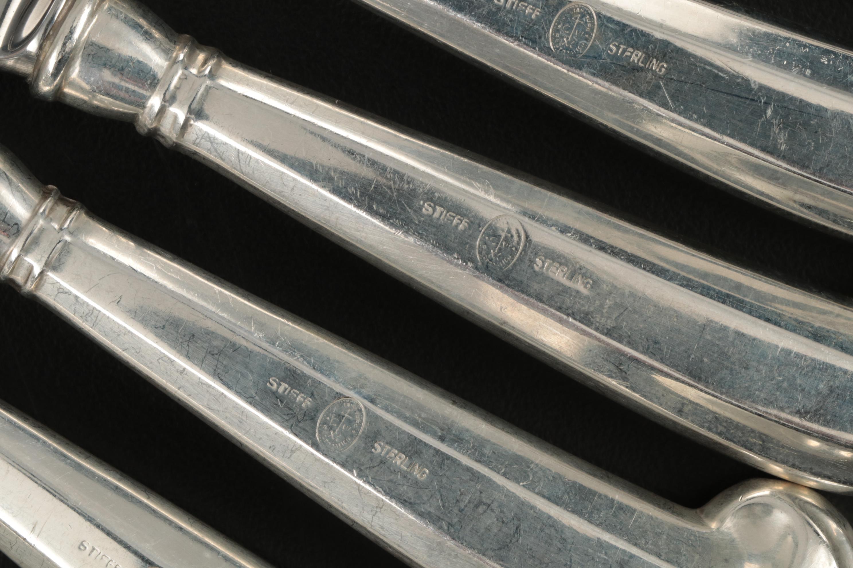 Stieff "Williamsburg Queen Anne" Sterling Silver Flatware