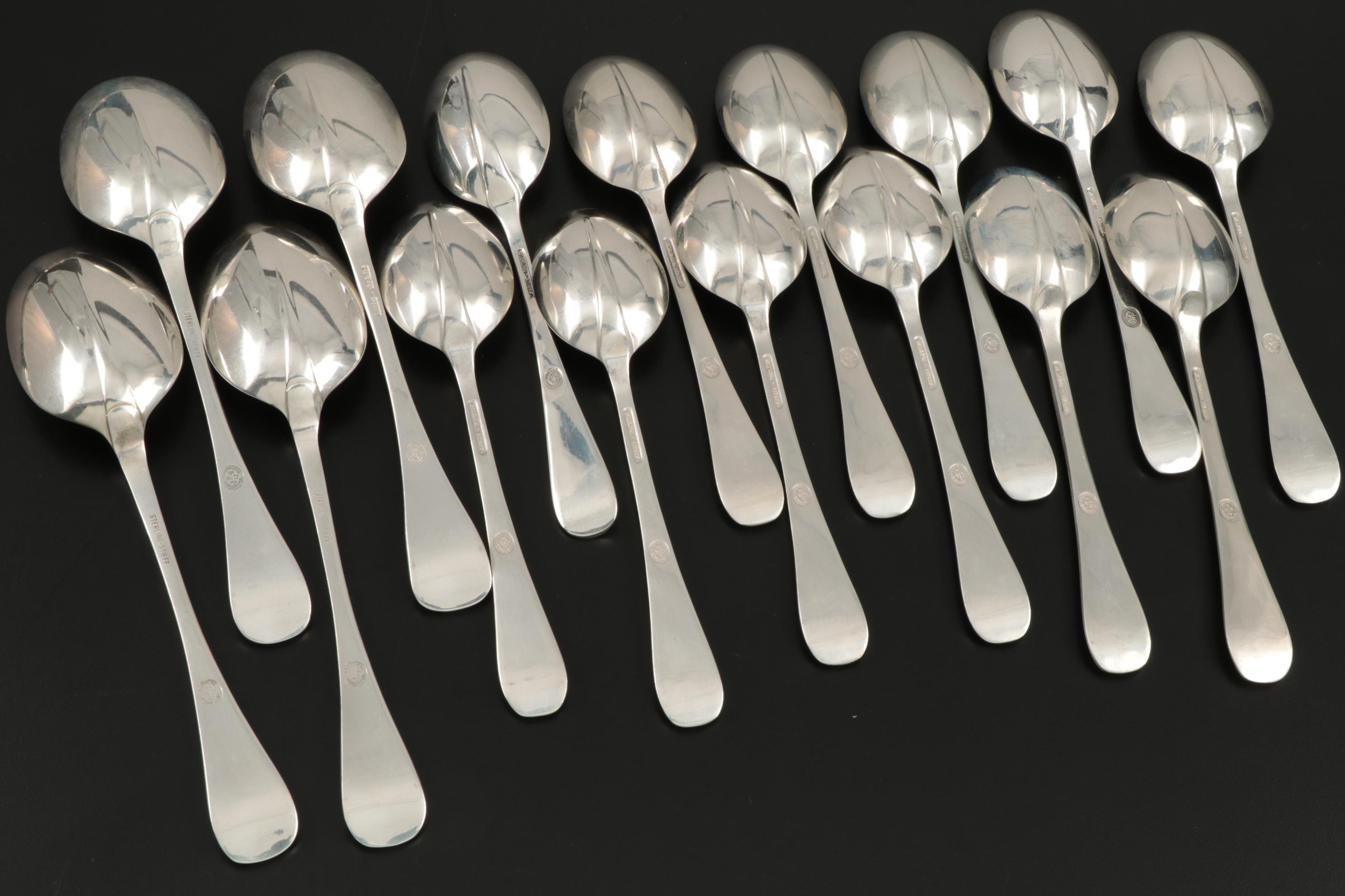 Stieff "Williamsburg Queen Anne" Sterling Silver Flatware