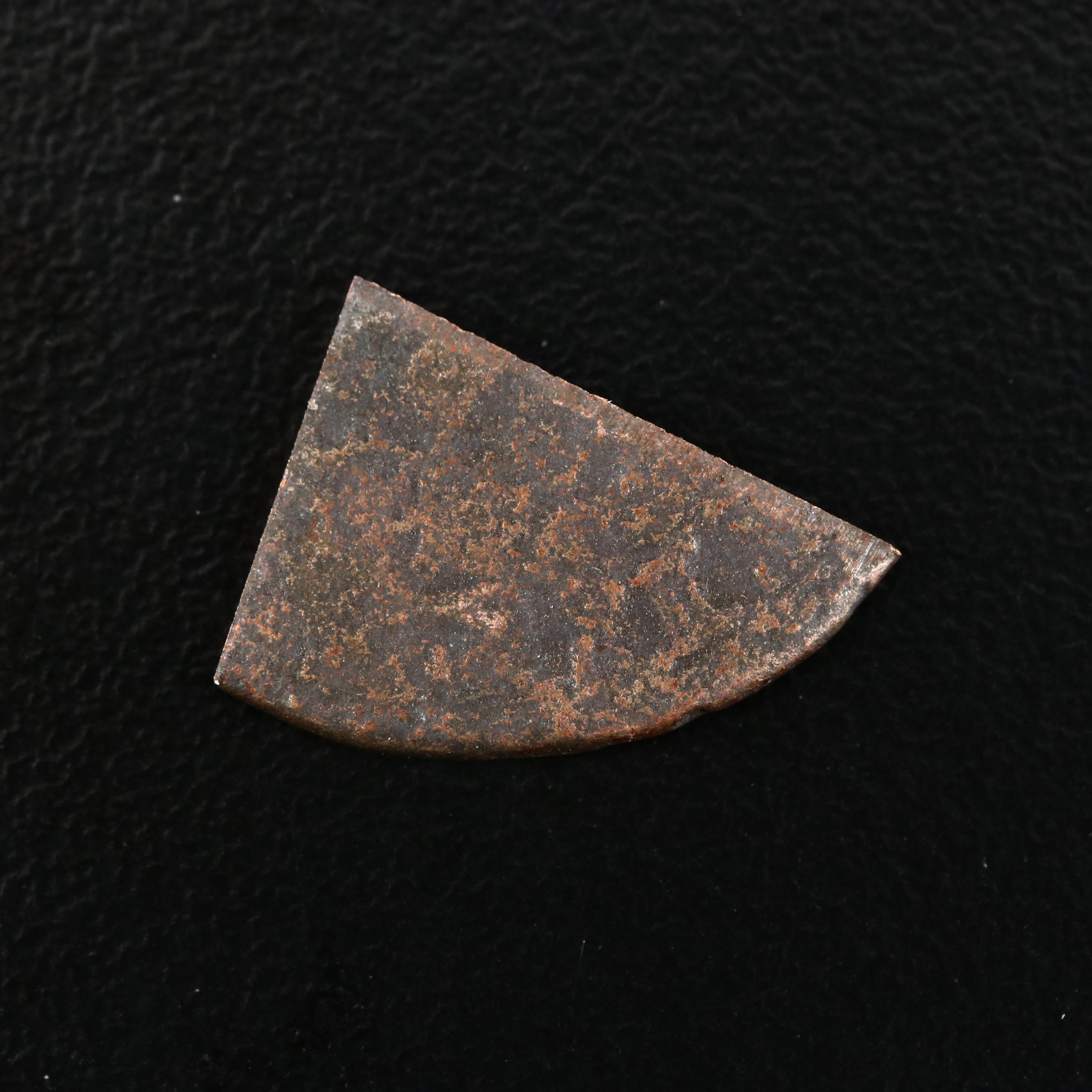 New World Pirate Era Spanish Bronze "Two Bits" Cob Nummis Coin