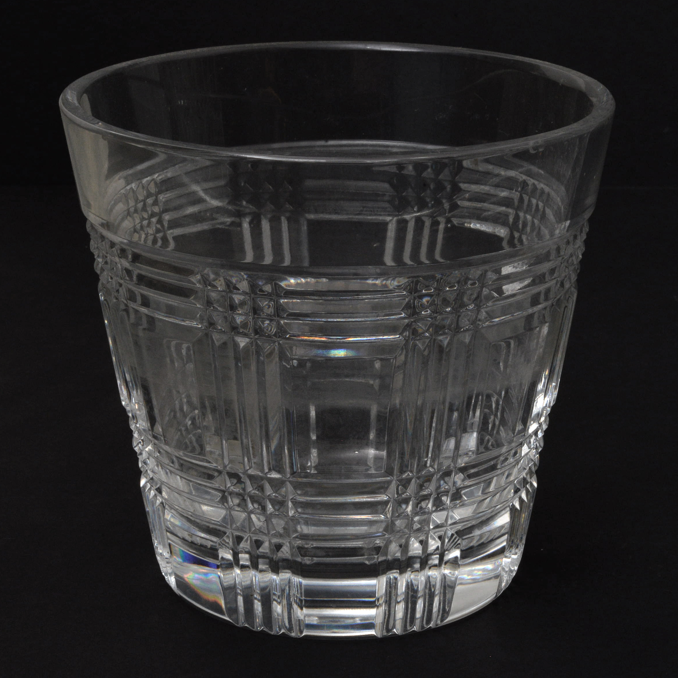 Ralph Lauren "Glen Plaid" Crystal Vase and Other Vase